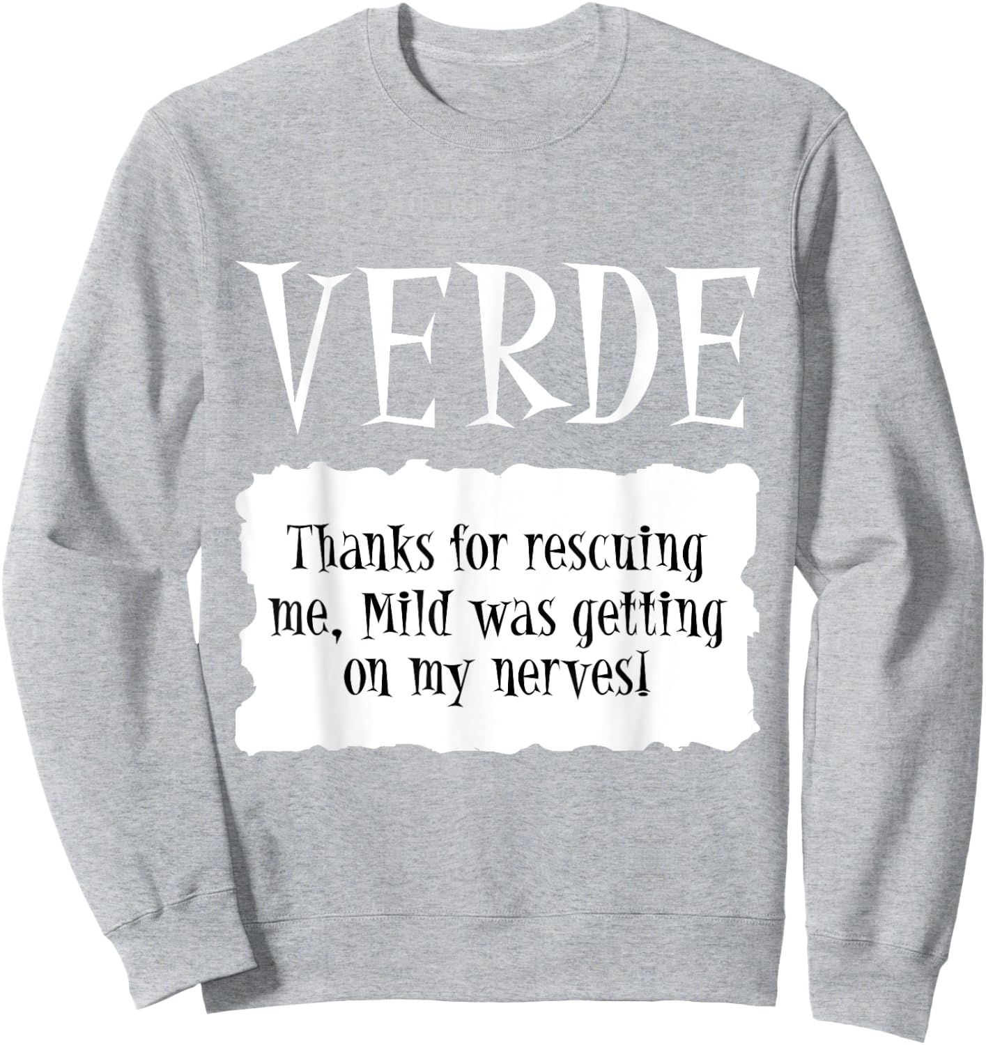 VERDE - Hot Packet Halloween Taco Costume Sweatshirt - Sweatshirt | Ash