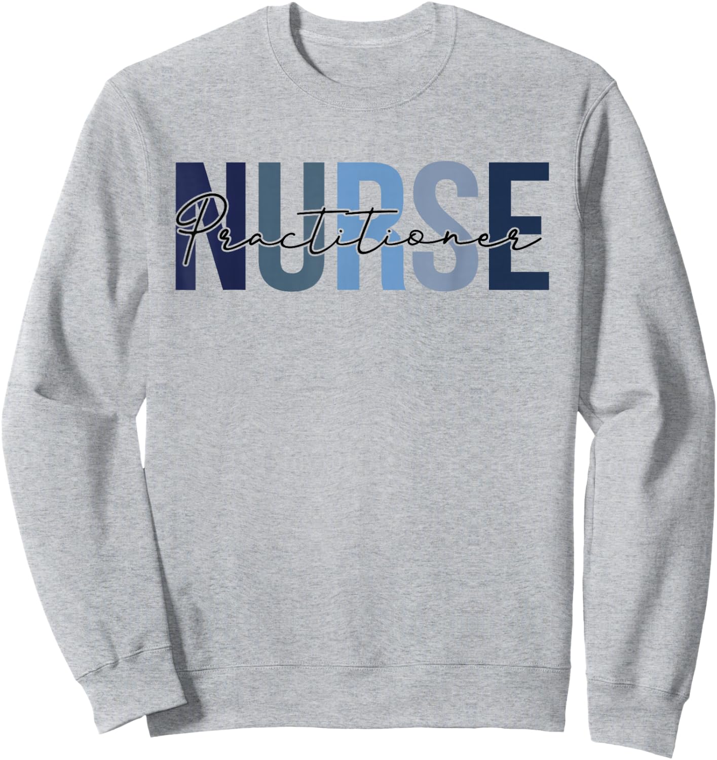 Retro Practitioner Nurse Gifts Nursing Apparel Sweatshirt - Sweatshirt | Ash