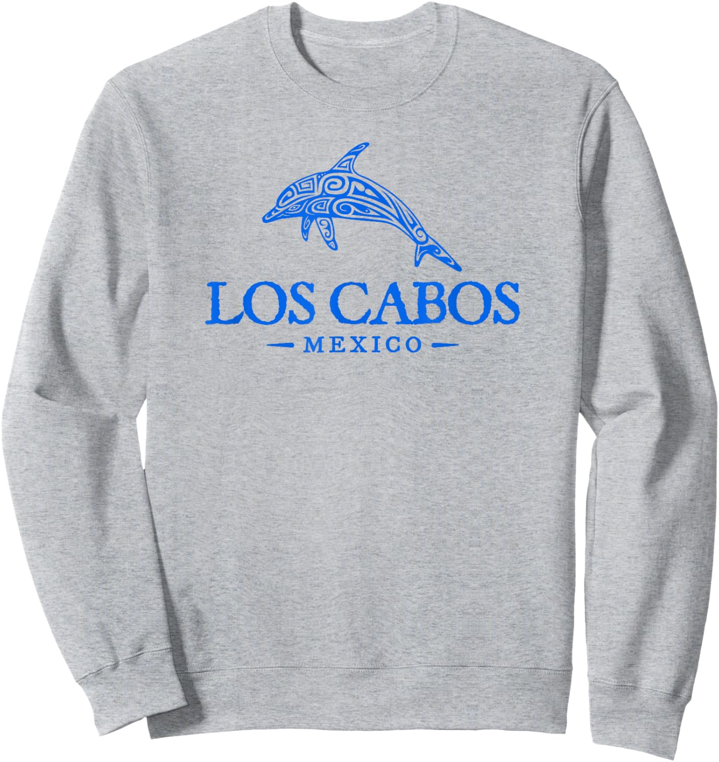 Los Cabos San Lucas Mexico Dolphin Boys Girls Souvenir Sweatshirt - Sweatshirt | Ash