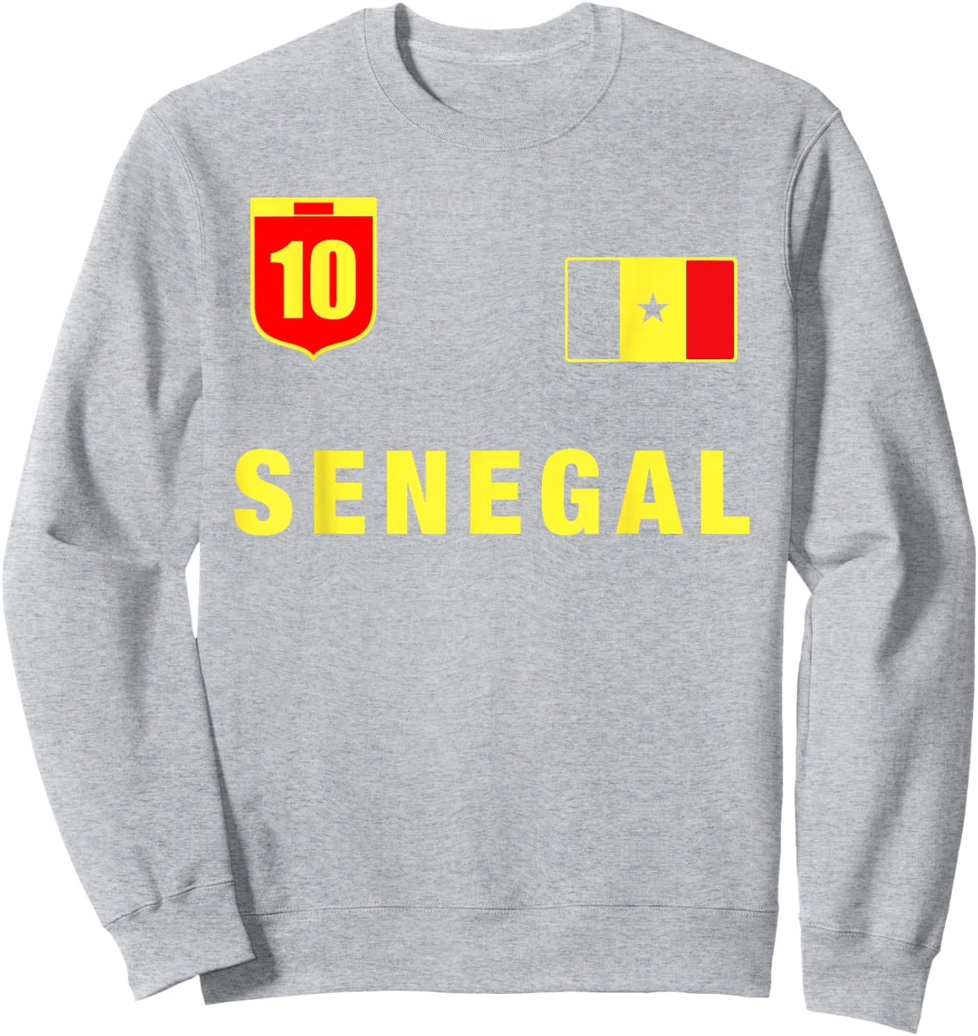 Senegal Outfit Green Senegal Apparel Design Clothing Sweatshirt - Sweatshirt | Ash