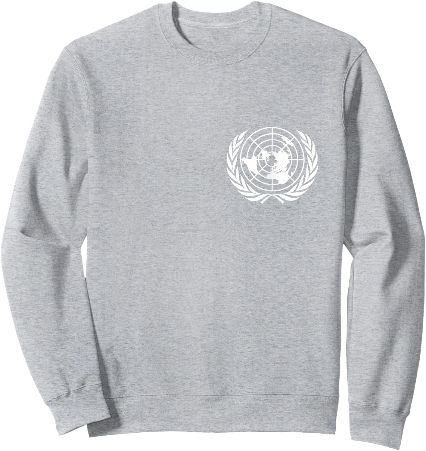 United Nations Flag Sweatshirt - Sweatshirt | Ash