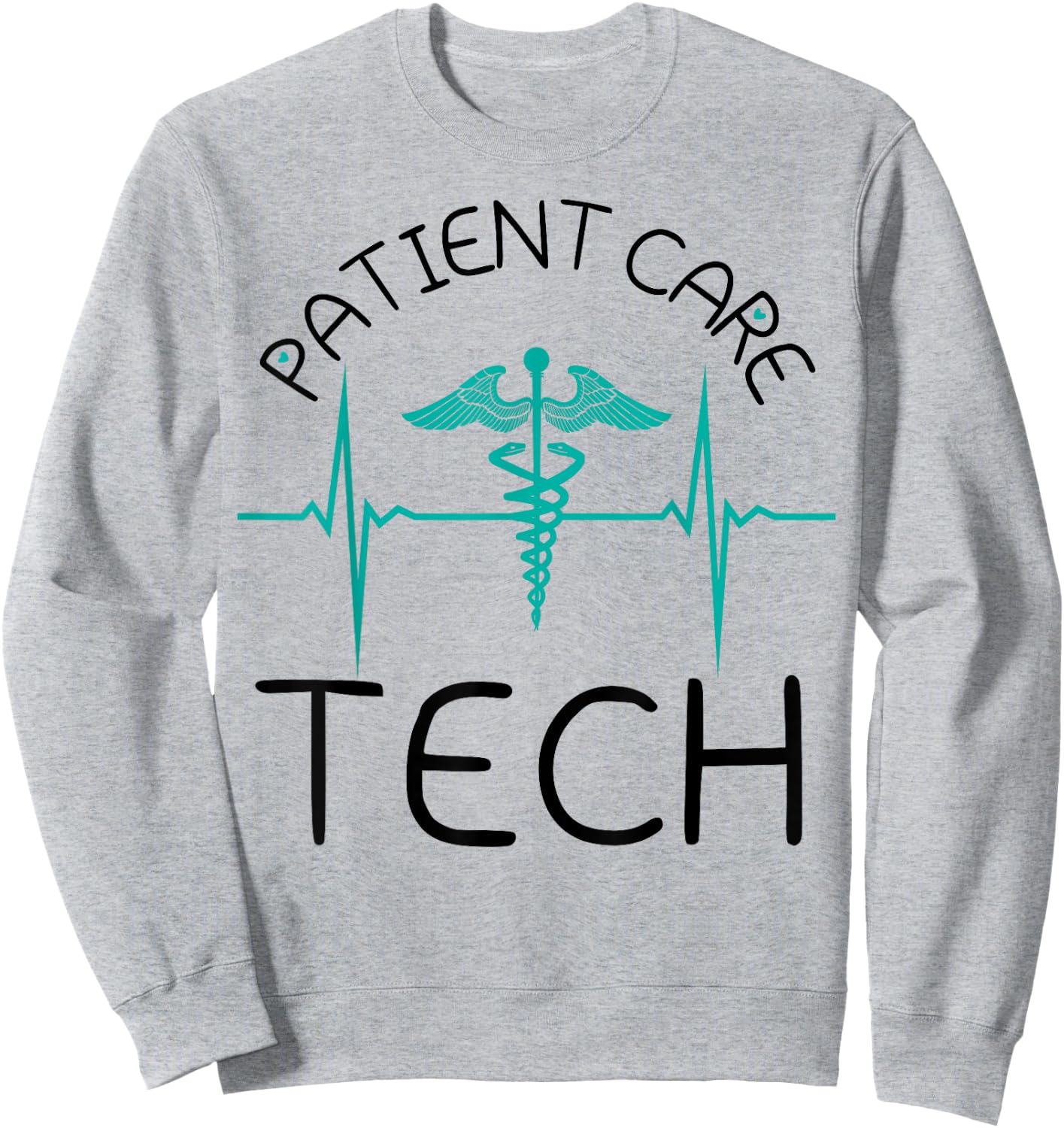 PCT Healthcare Assistant Patient Care Technician Sweatshirt - Sweatshirt | Ash