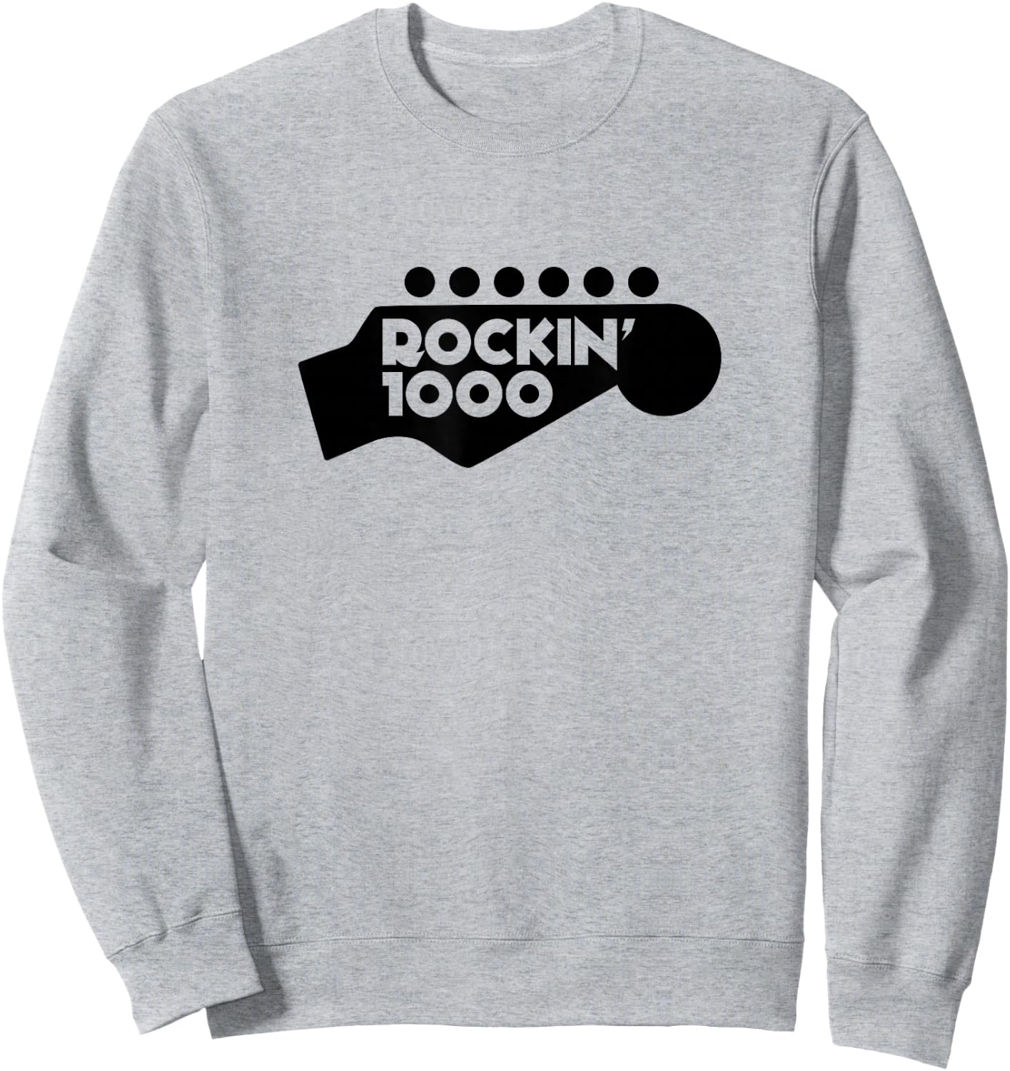 Rockin'1000 Logo with headstock black Sweatshirt - Sweatshirt | Ash