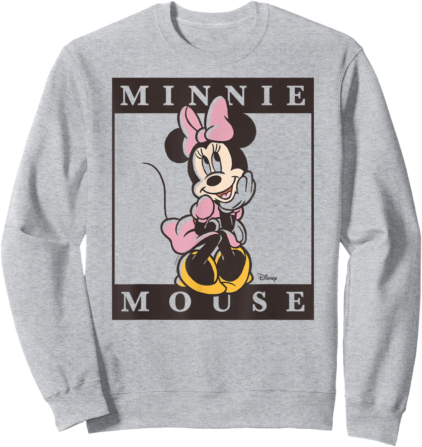 Minnie - Type Block Sweatshirt - Sweatshirt | Ash