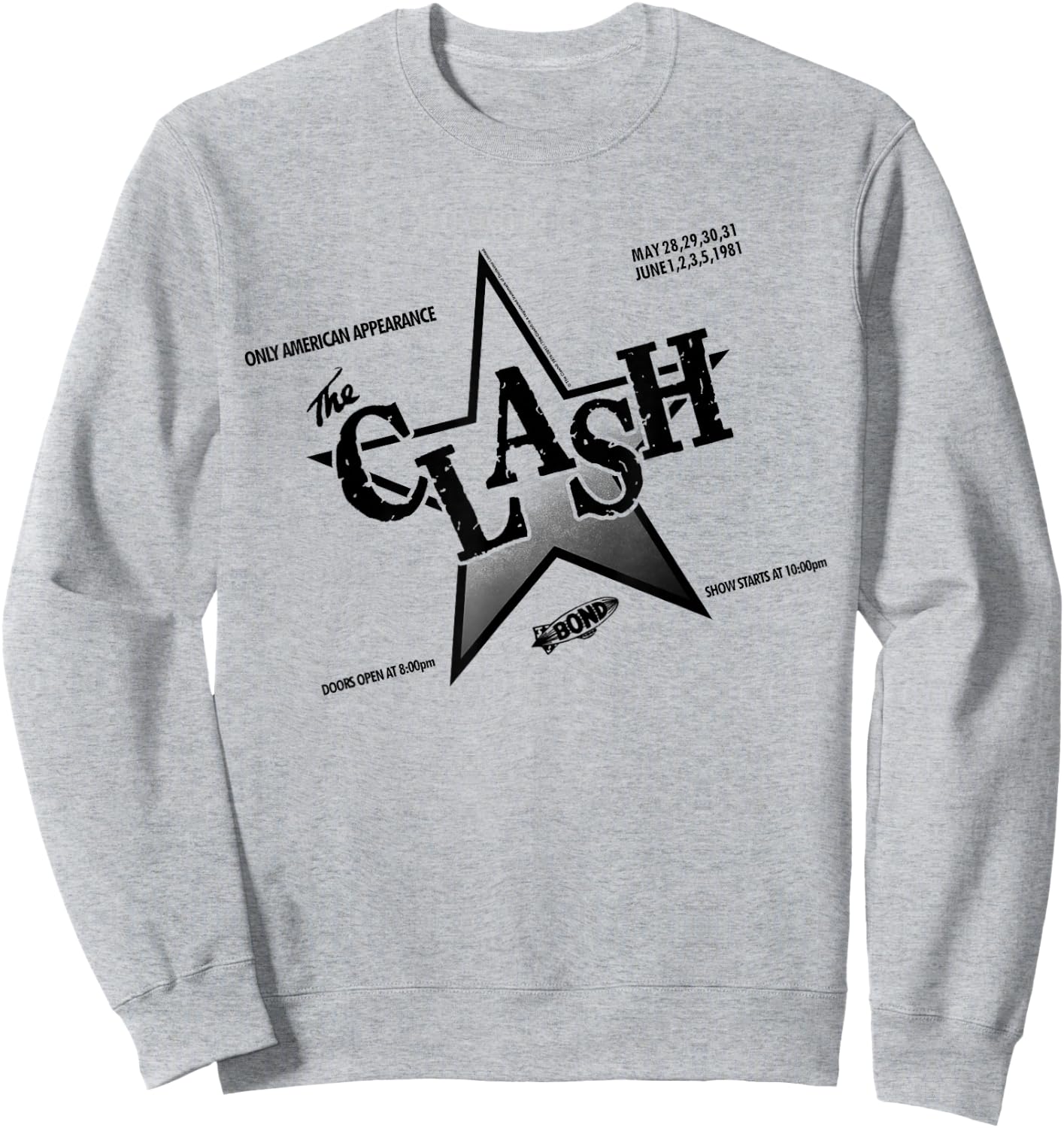 The Clash - Flyer '81 Sweatshirt - Sweatshirt | Ash