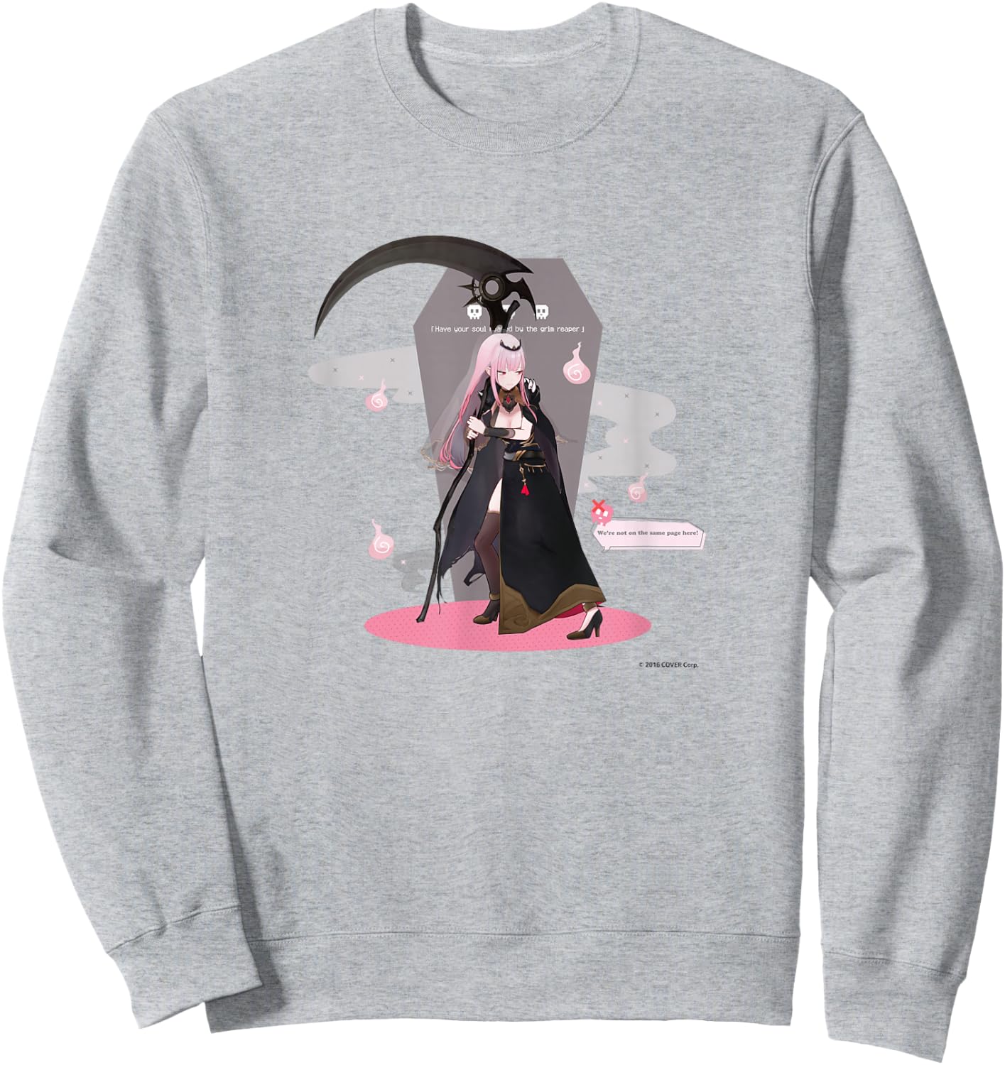 【Mori Calliope】 Holo no Graffiti Greatest Moments Sweatshirt - Sweatshirt | Ash