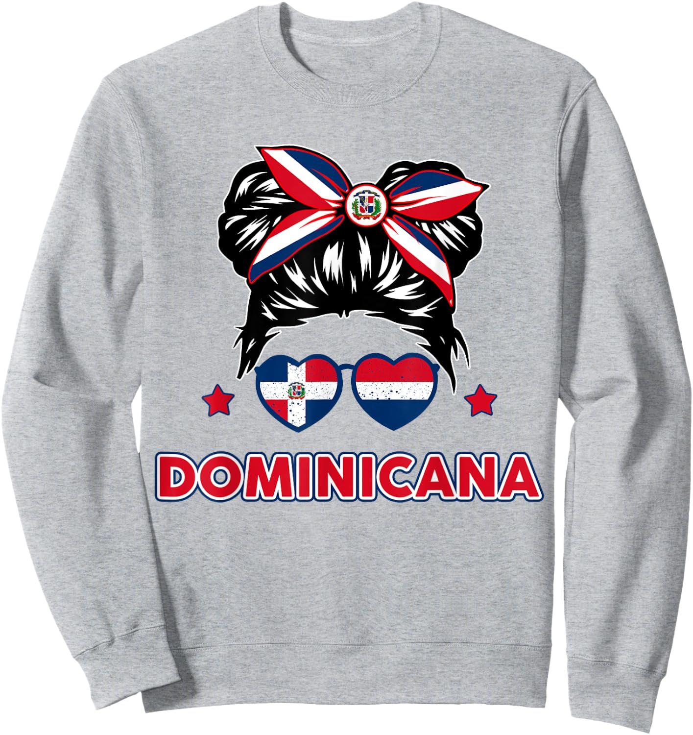 La Dominicana Republica Hispanic Heritage Dominican Girl Kid Sweatshirt - Sweatshirt | Ash