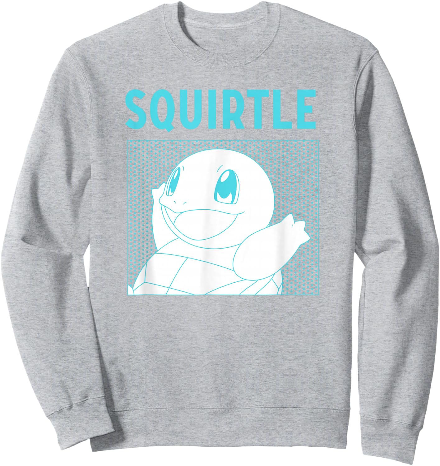 Pokémon Squirtle Adorable Comic Box Panel Portrait Sweatshirt - Sweatshirt | Ash