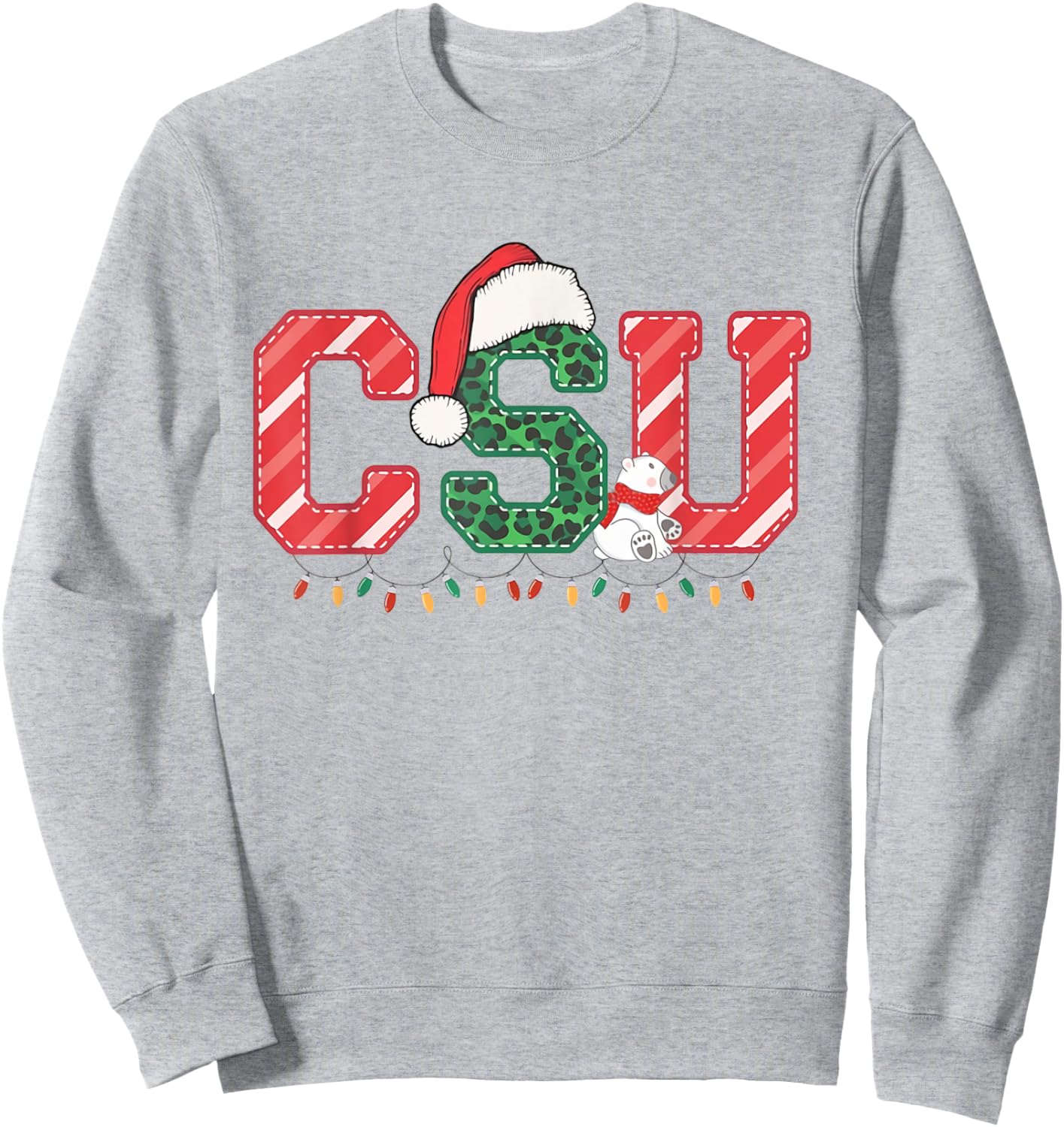 CSU Nurse Christmas Cardiac Service Unit Nurse RN CVICU Sweatshirt - Sweatshirt | Ash