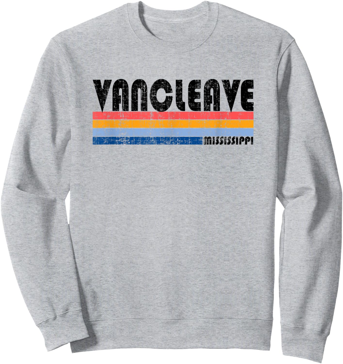 Vintage 70s 80s Style Vancleave, MS Sweatshirt - Sweatshirt | Ash
