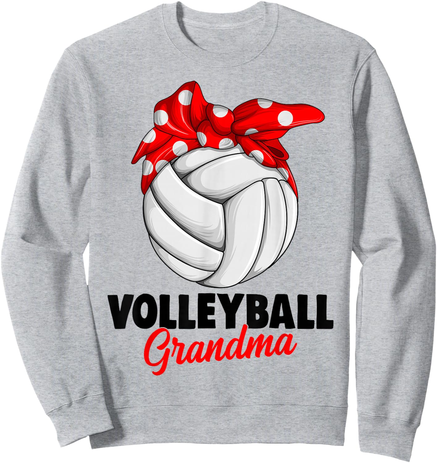 Volleyball Grandma Women Sweatshirt - Sweatshirt | Ash
