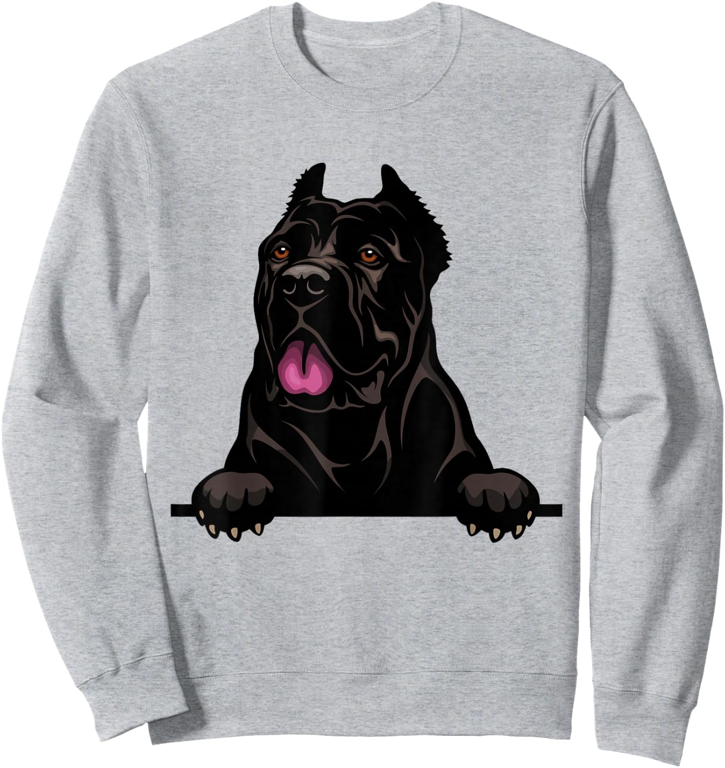 Cane Corso Dog Breed Popping Up Fun Cane Corso Owner Sweatshirt - Sweatshirt | Ash