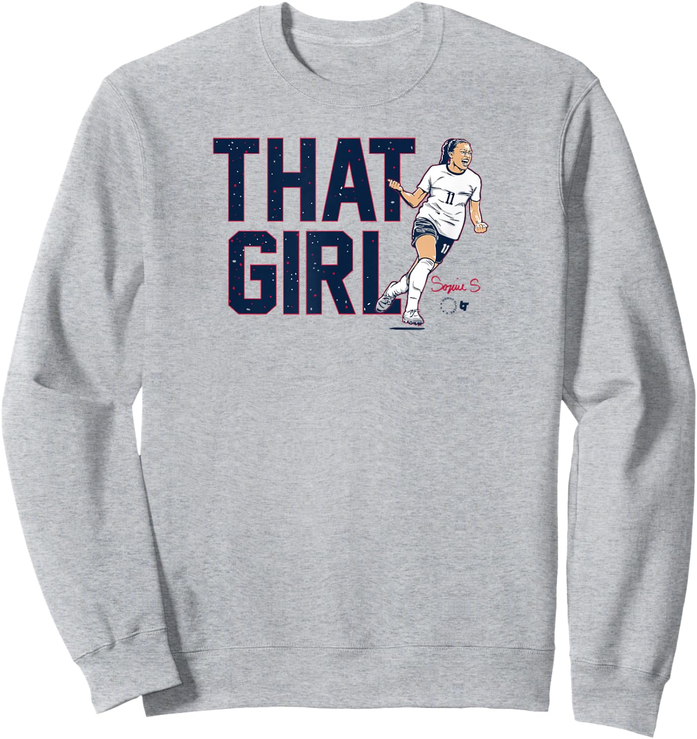 Sophia Smith - That Girl - USWNTPA - USA Soccer Sweatshirt - Sweatshirt | Ash