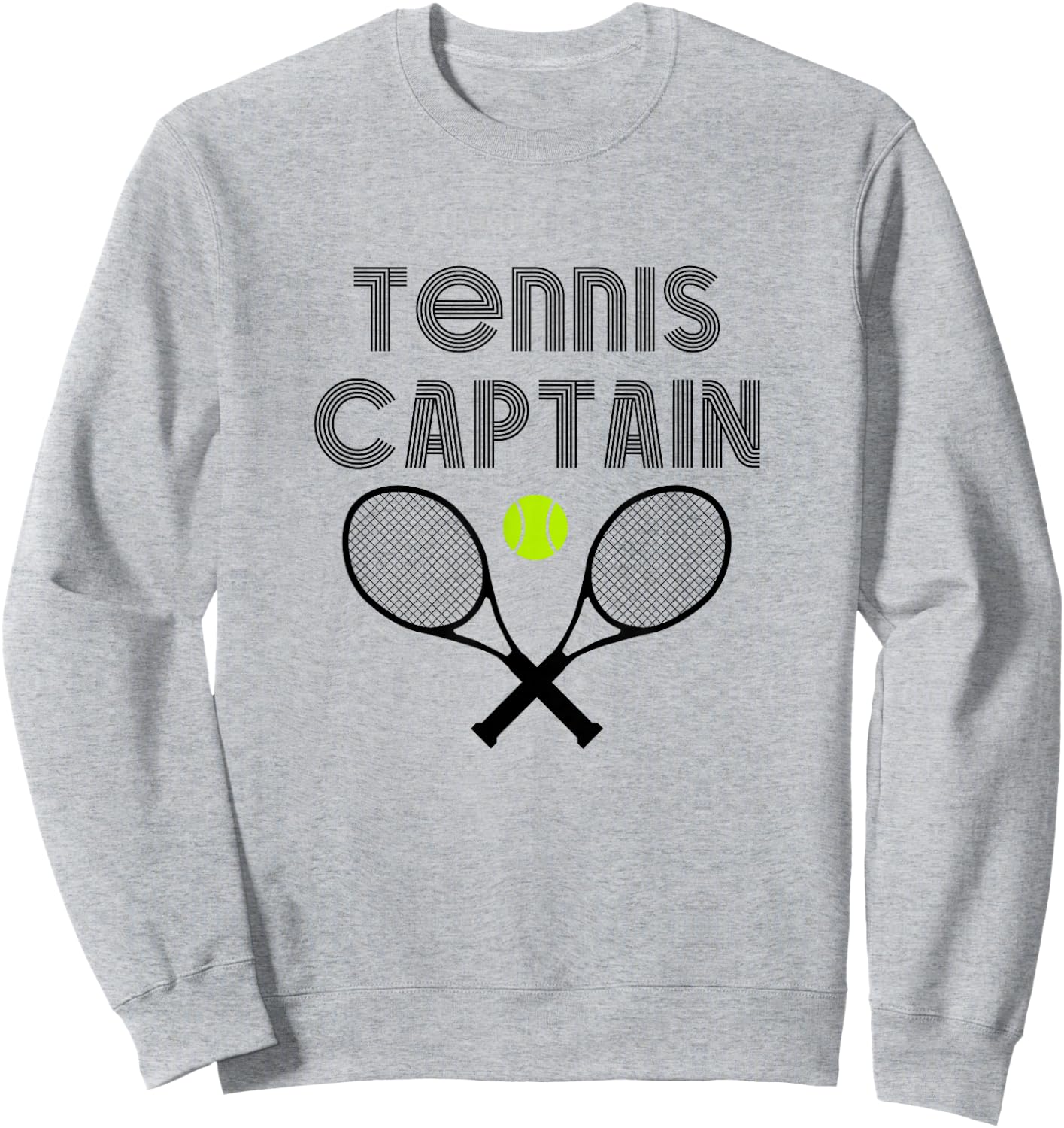 Tennis Captain for Tennis Team Sweatshirt - Sweatshirt | Ash