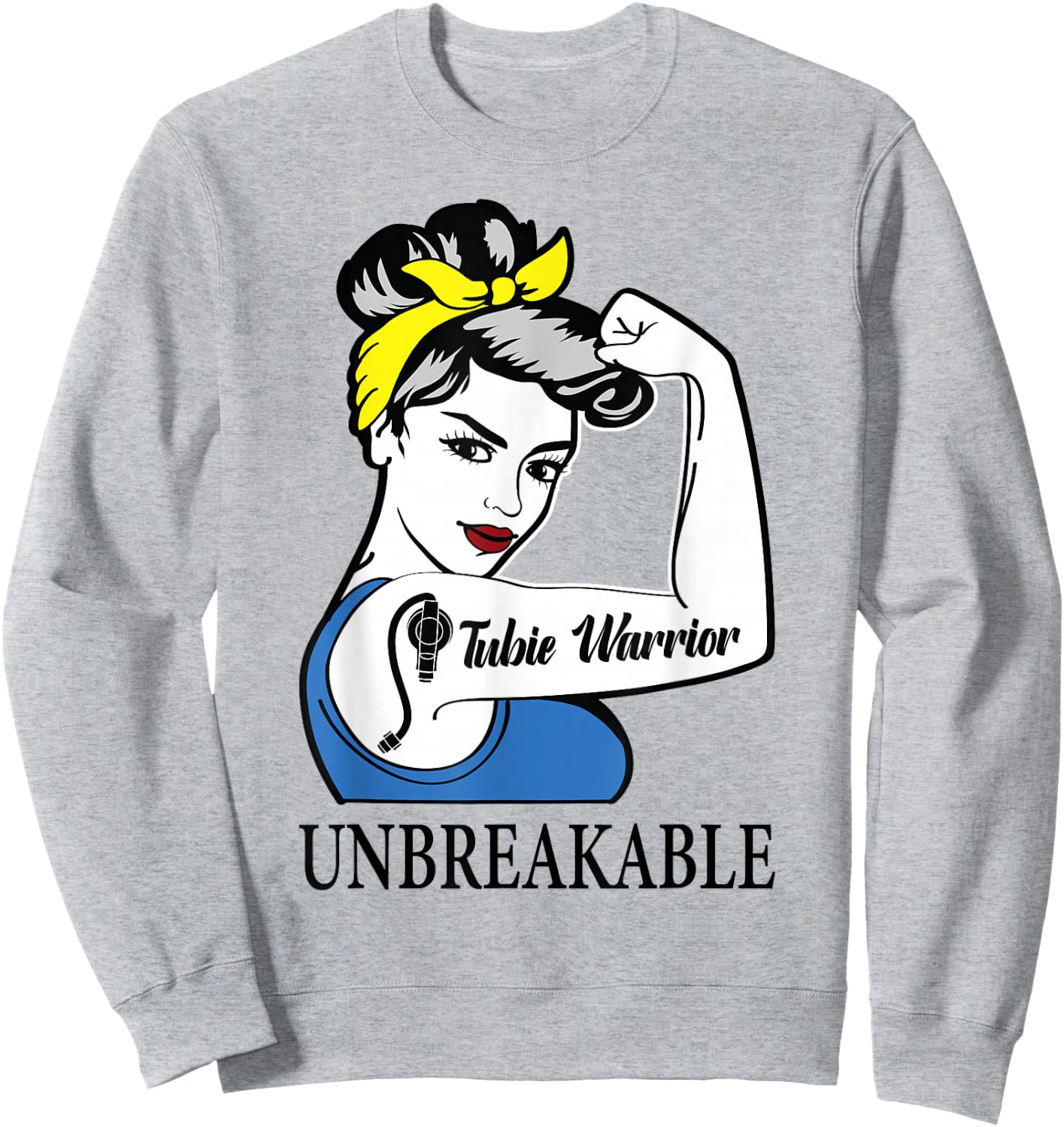 Feeding Tube Awareness Feeding G Tube Supplies Sweatshirt - Sweatshirt | Ash