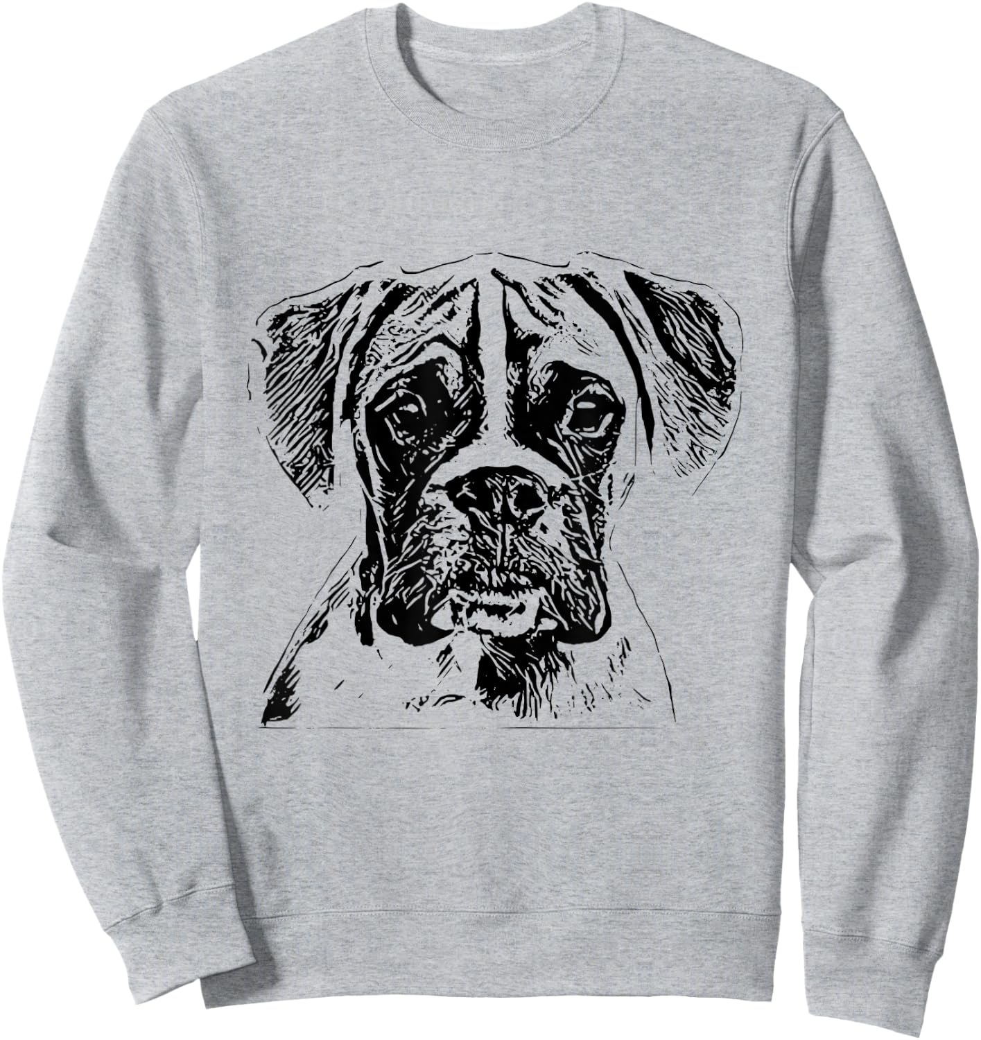 Boxer Dog Pet Boxer Sweatshirt - Sweatshirt | Ash