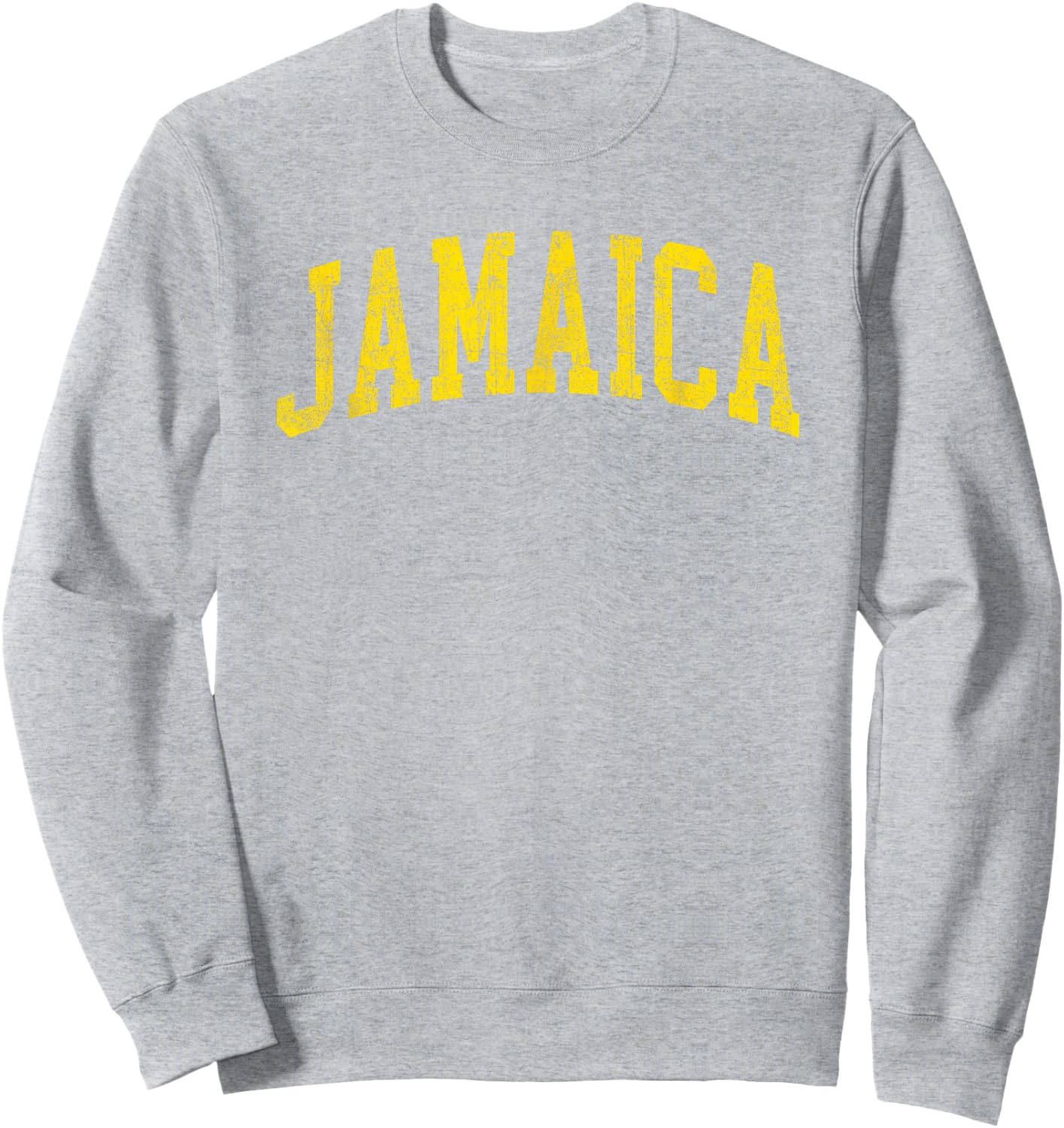 Vintage Jamaica Retro Jamaican Travel Vacation Souvenir Sweatshirt - Sweatshirt | Ash