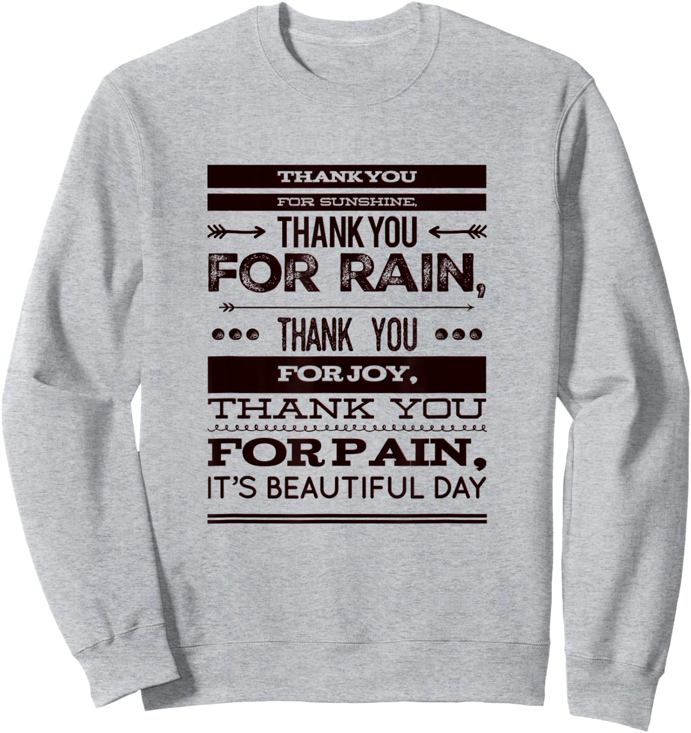 Thank You For Sunshine and bring Joyful Women Kids Sweatshirt - Sweatshirt | Ash