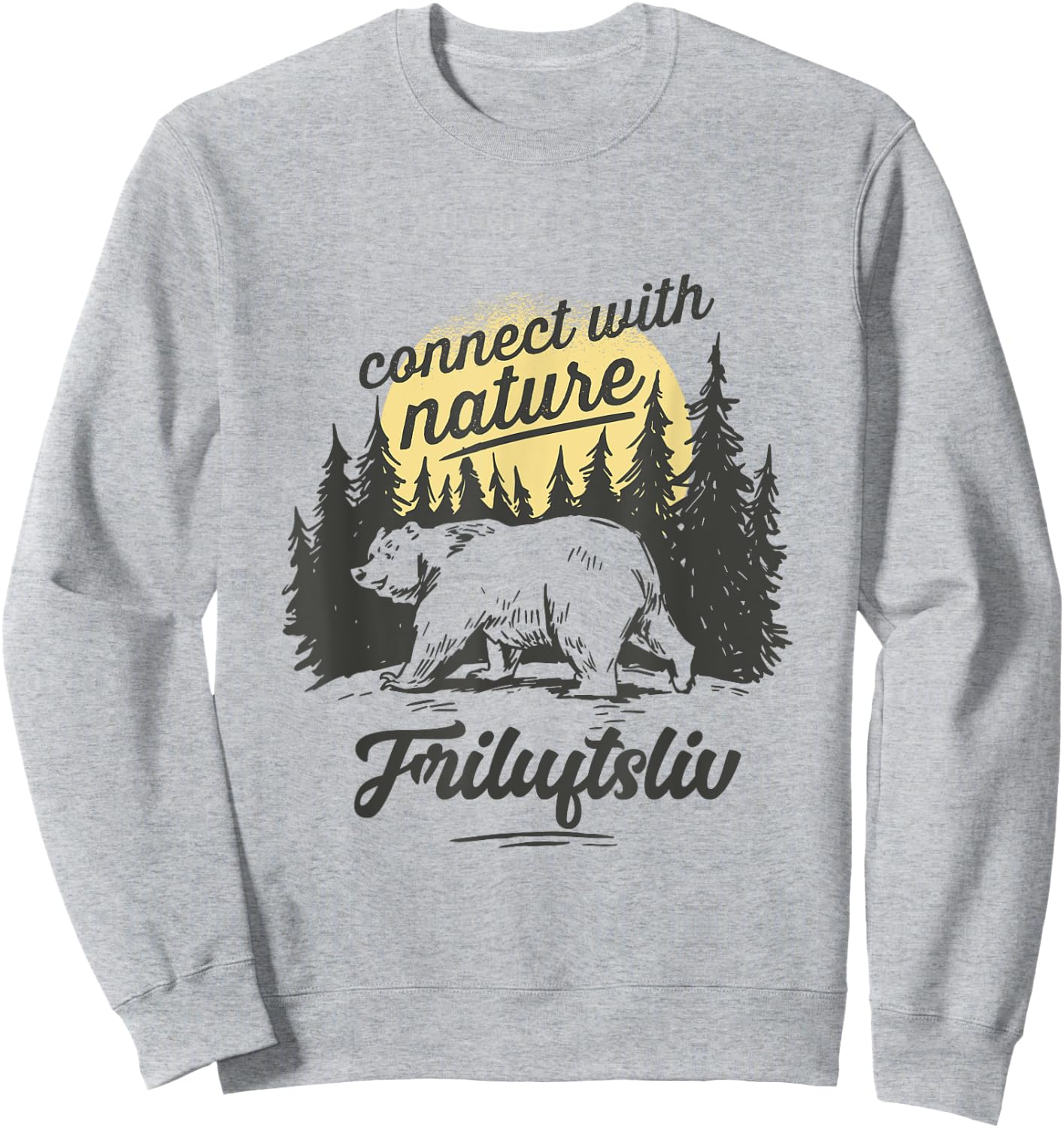 Friluftsliv Connect With Nature Sweatshirt - Sweatshirt | Ash