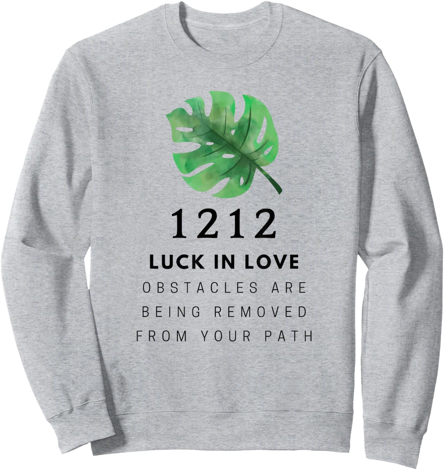 1212 Angel Number Spiritual Guide Message Sweatshirt - Sweatshirt | Ash