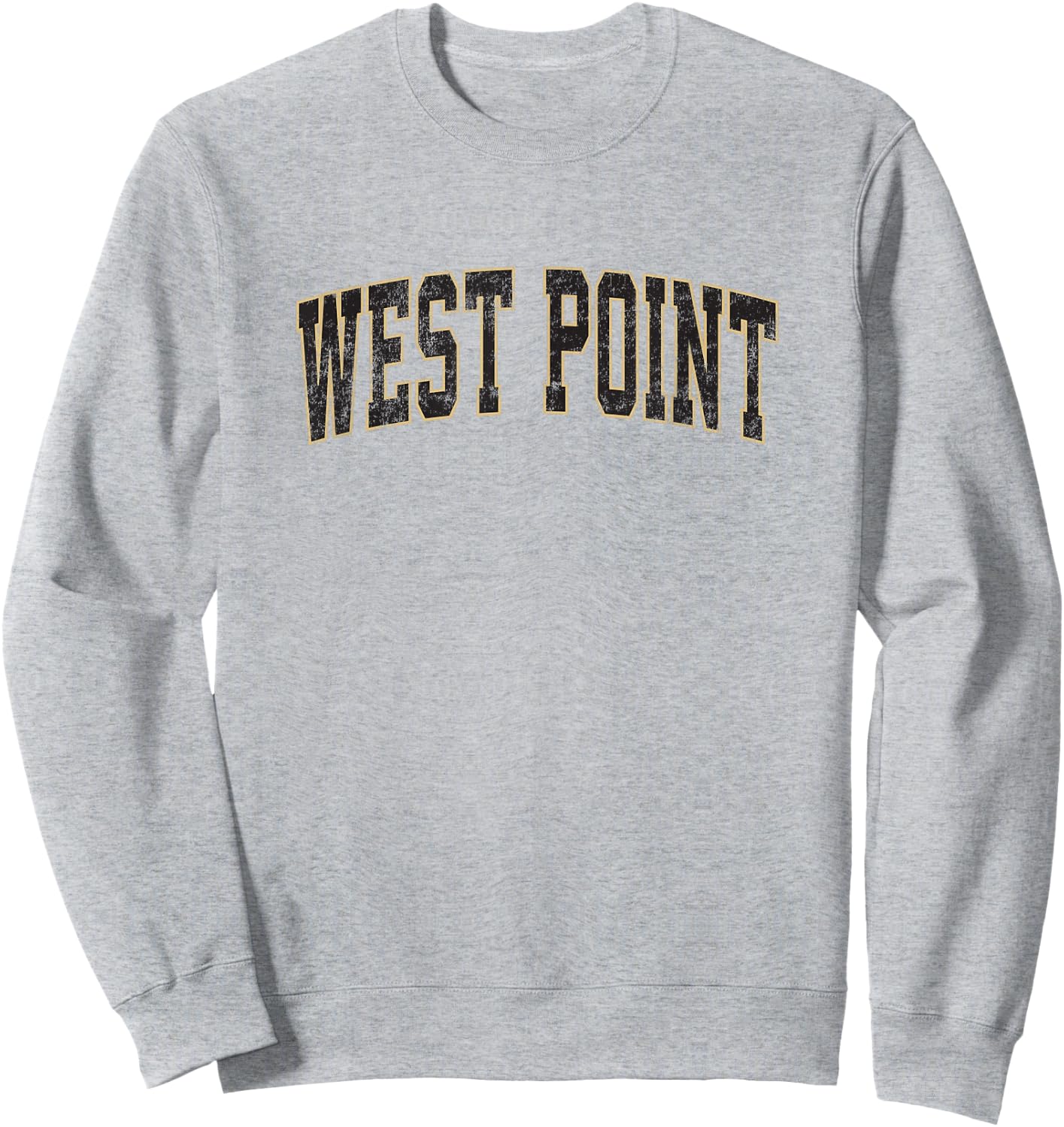 West Point New York NY Vintage Athletic Sports Sweatshirt - Sweatshirt | Ash