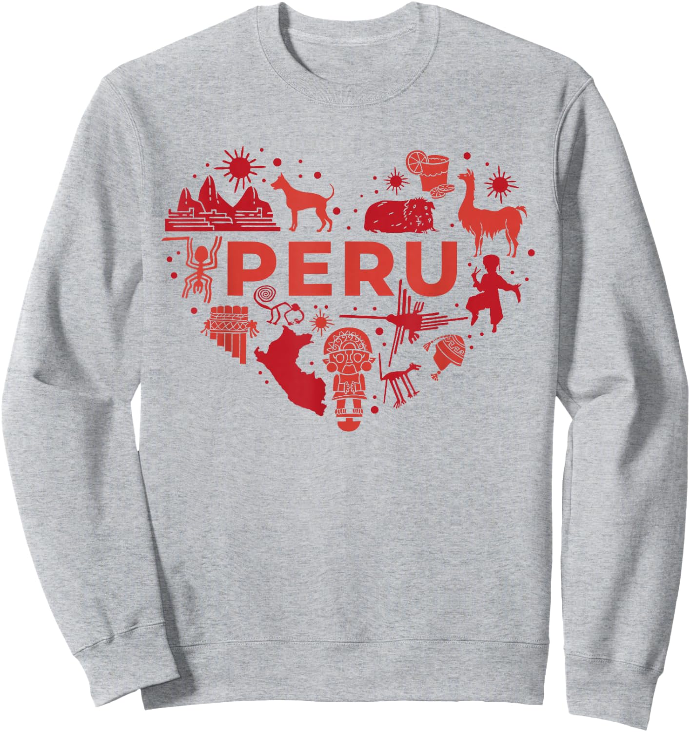 Peru Sweatshirt - Sweatshirt | Ash