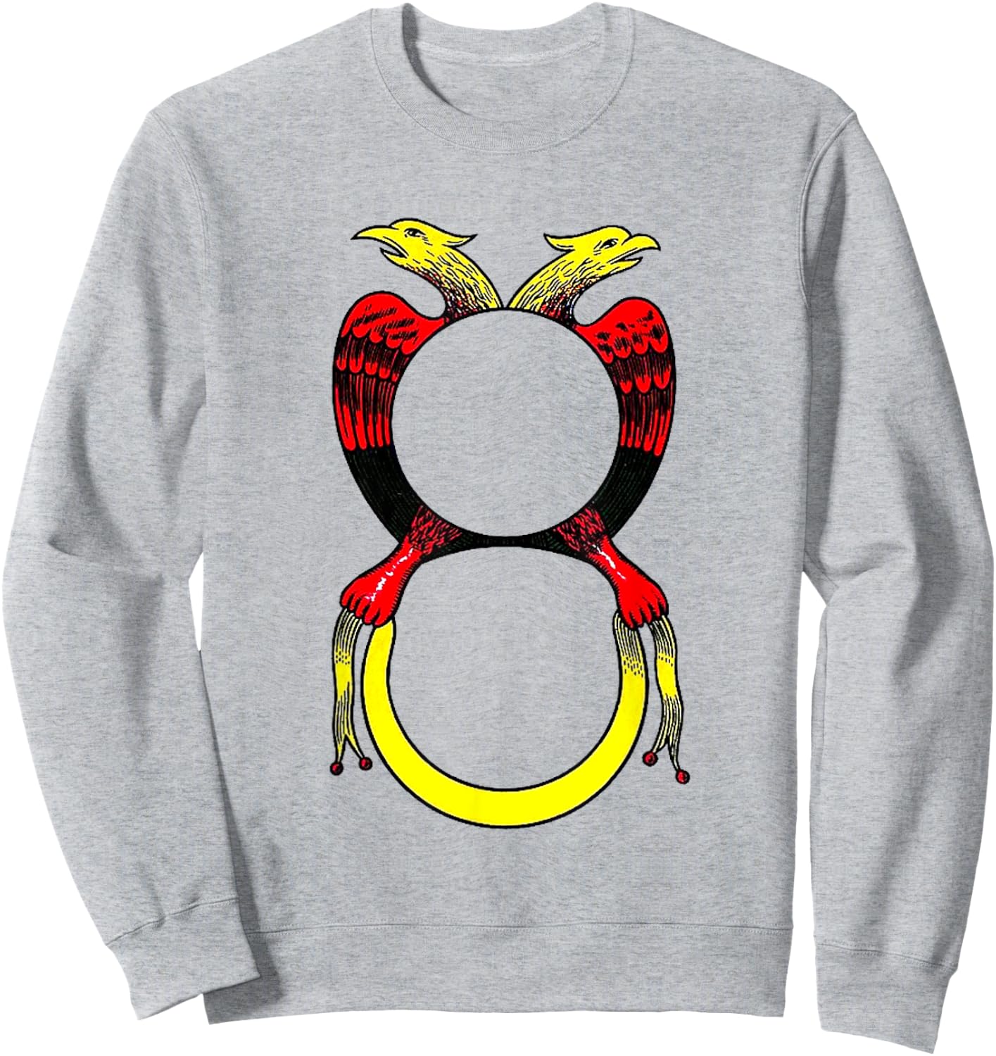 Ace of Denari [Carte Neapolitane] The Italian playing cards Sweatshirt - Sweatshirt | Ash