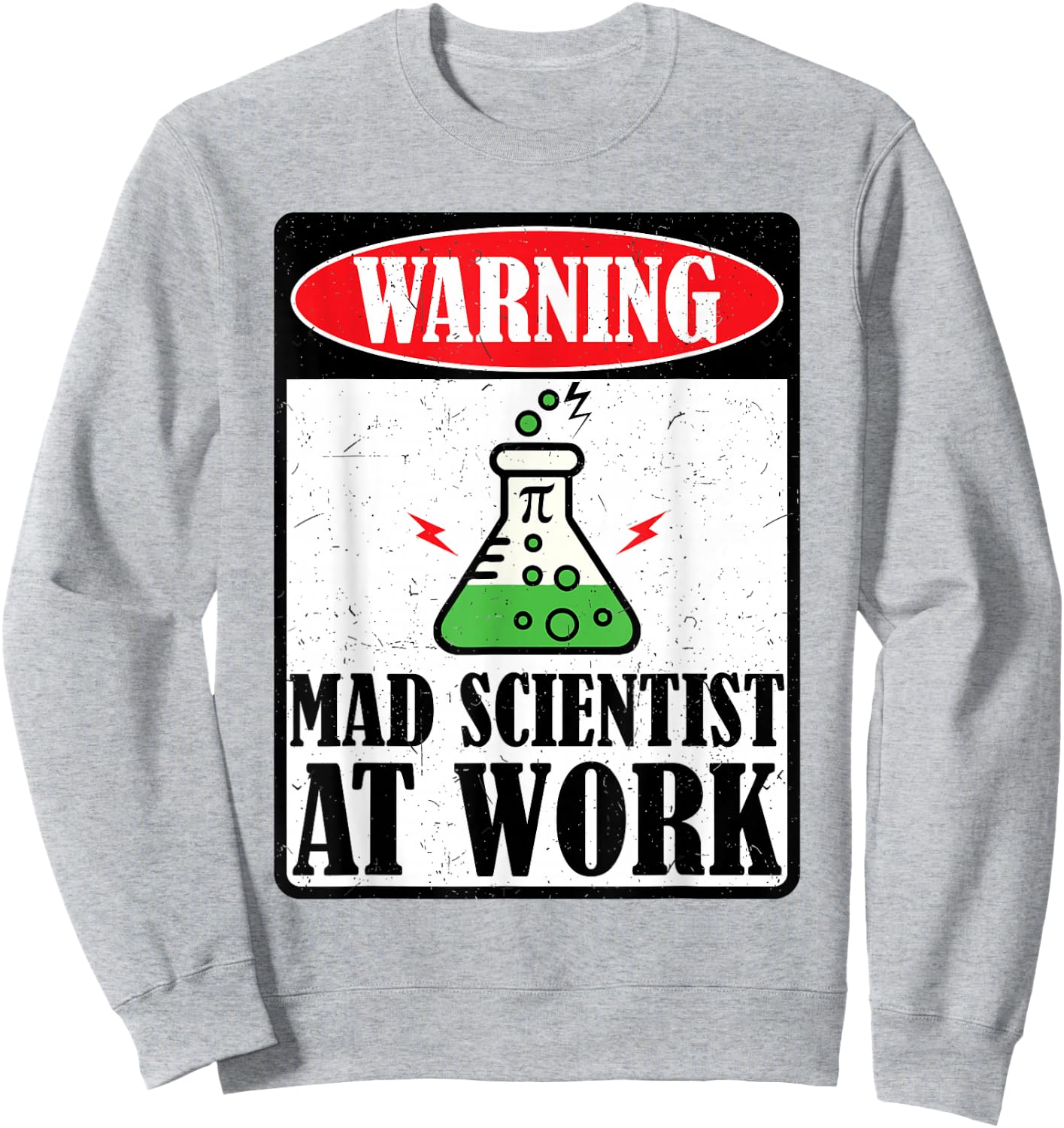 Funny Mad Scientist Science Teacher Halloween Costume Kids Sweatshirt - Sweatshirt | Ash