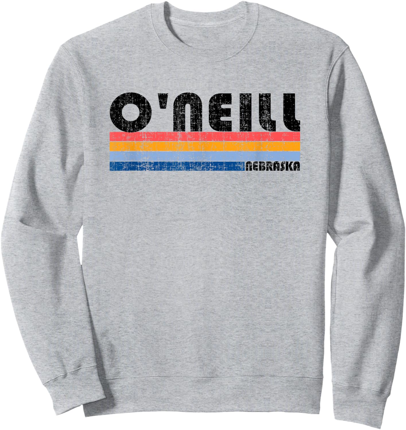 Vintage 70s 80s Style O'Neill, NE Sweatshirt - Sweatshirt | Ash