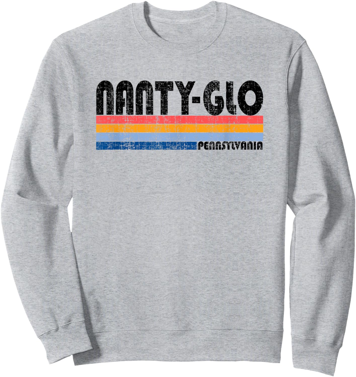 Vintage 70s 80s Style Nanty-Glo, PA Sweatshirt - Sweatshirt | Ash