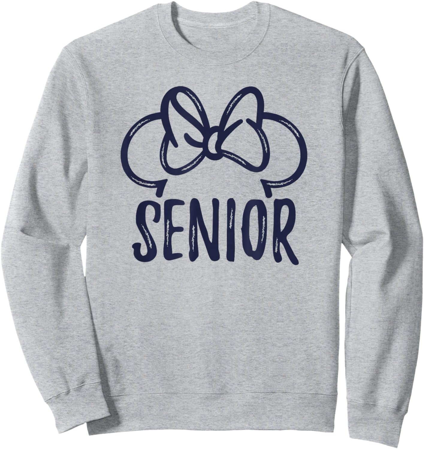 Disney Minnie Mouse Ears Senior Outline Sweatshirt - Sweatshirt | Ash