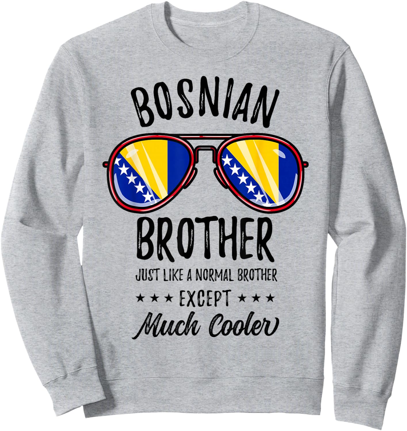 Matching Bosnian Brother Sweatshirt - Sweatshirt | Ash