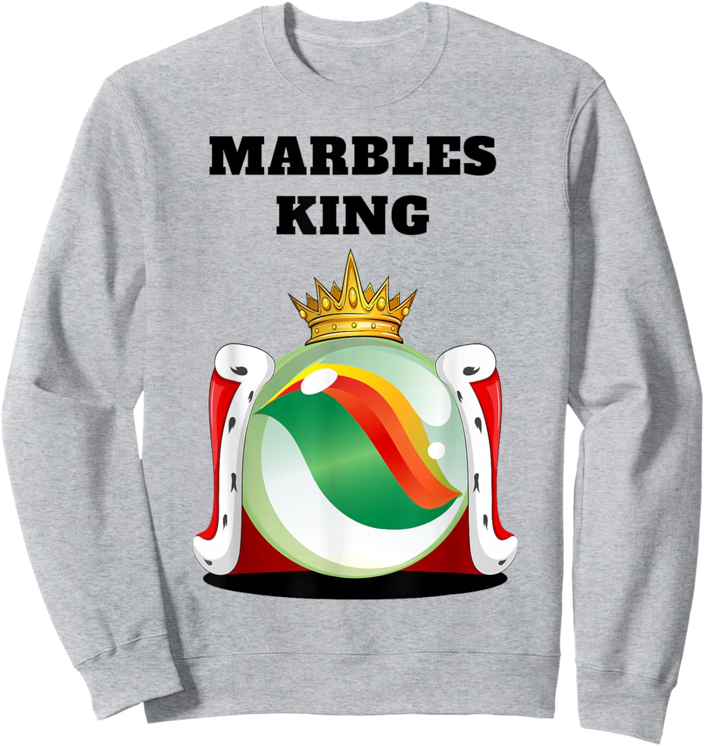 Marbles King | Boys Marbles Design | Marbles Sweatshirt - Sweatshirt | Ash