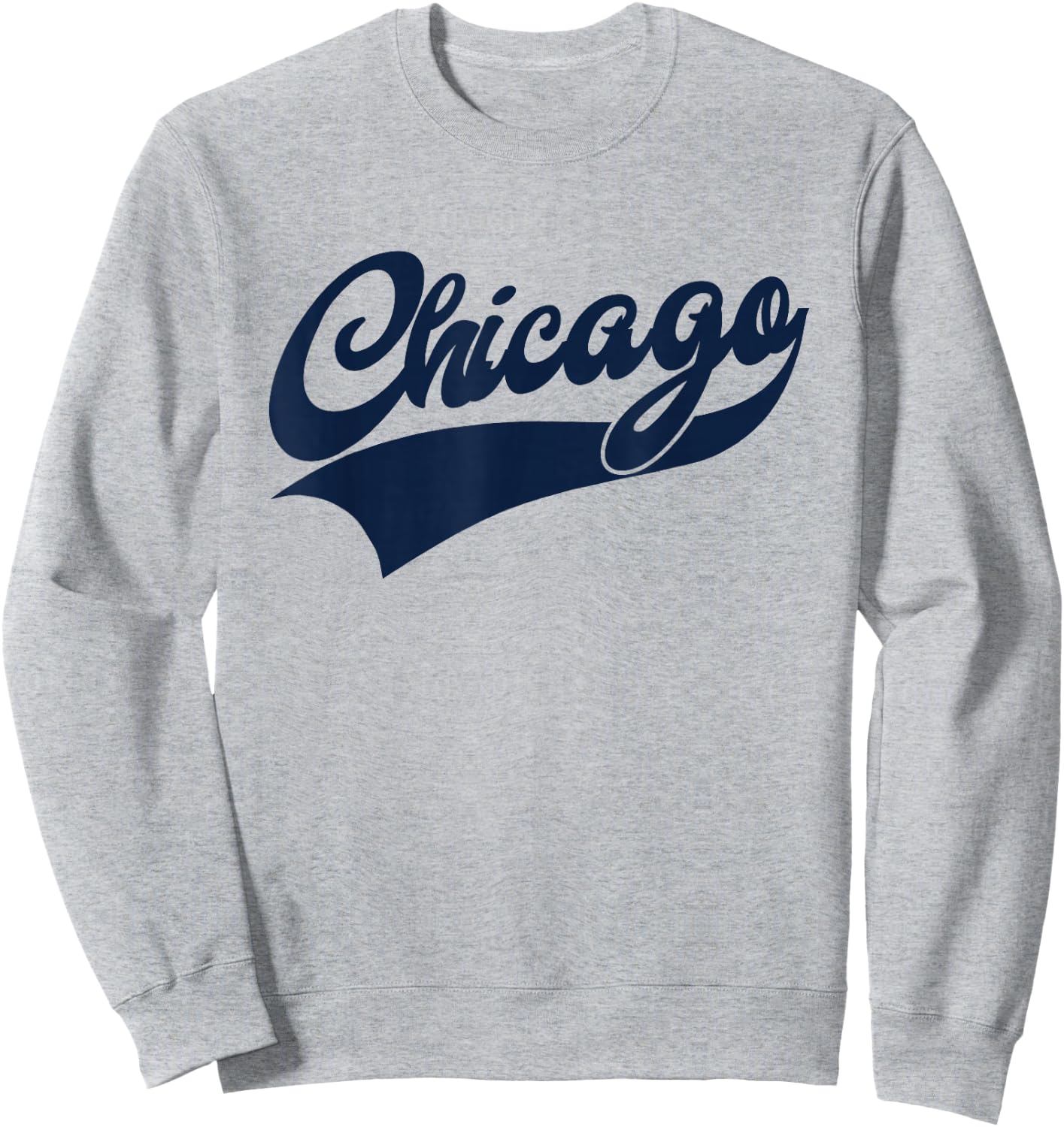 CHICAGO - Athletic Throwback Design - Classic Sweatshirt - Sweatshirt | Ash