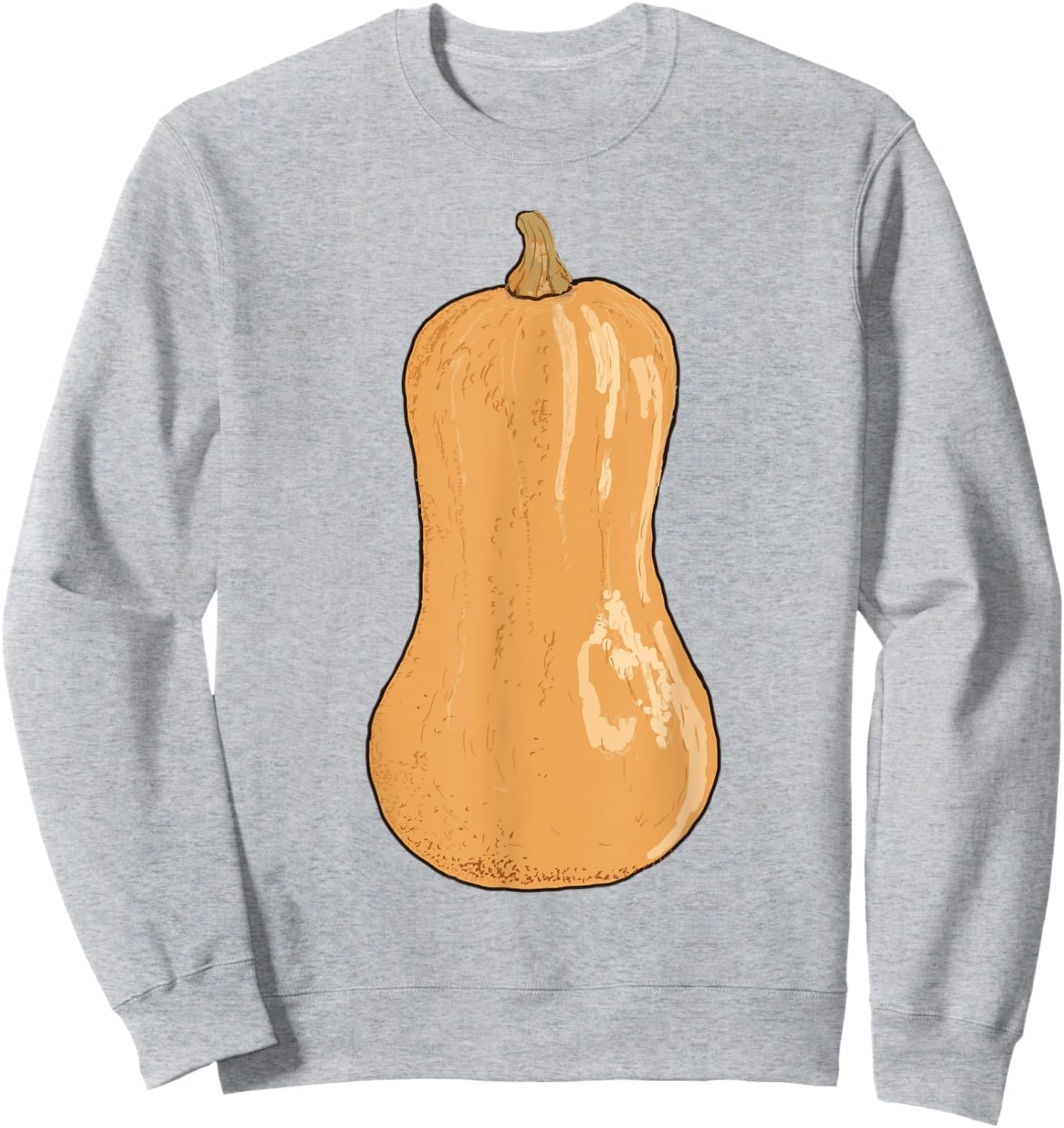 Butternut Squash Halloween Costume Gardening Farming Veggie Sweatshirt - Sweatshirt | Ash