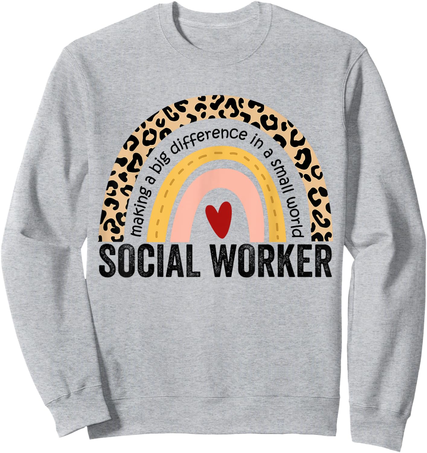 Social Worker Sweatshirt - Sweatshirt | Ash