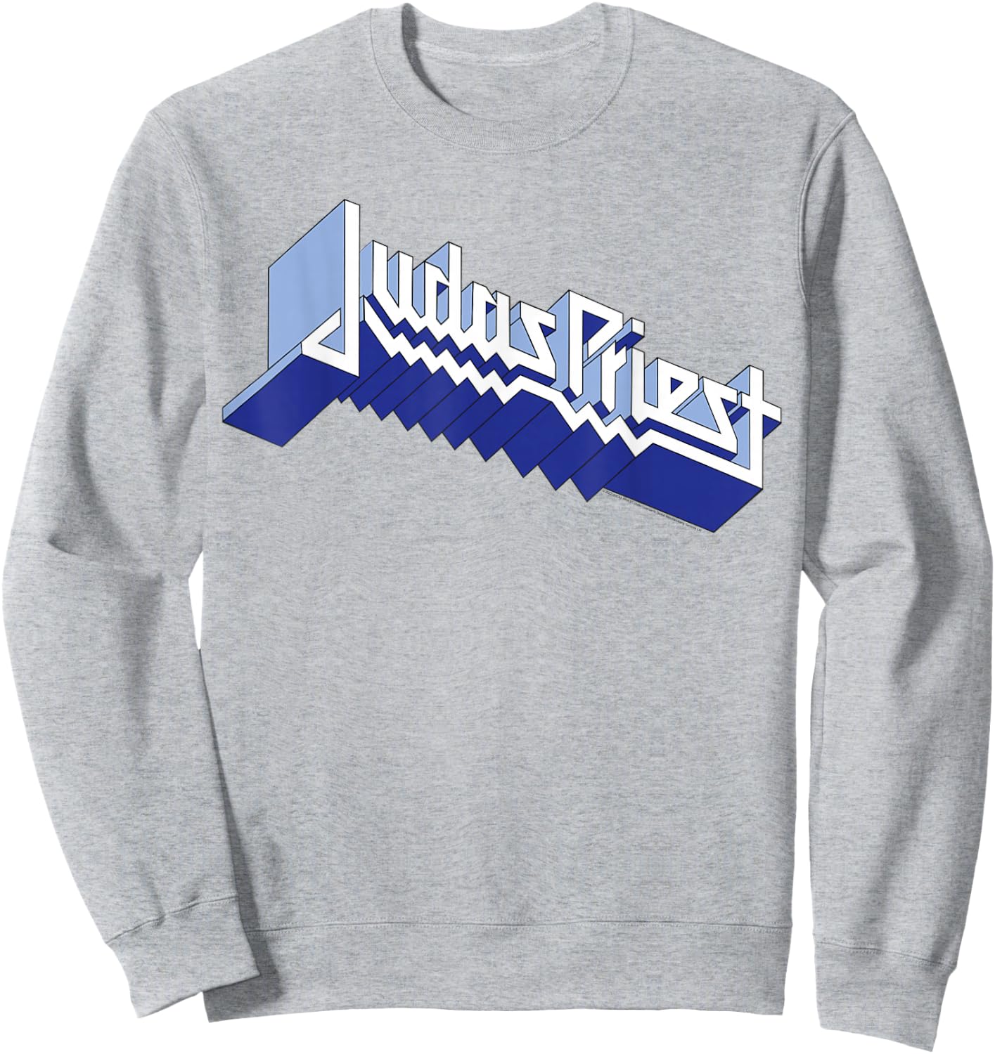 Judas Priest – Defender Logo White Sweatshirt - Sweatshirt | Ash