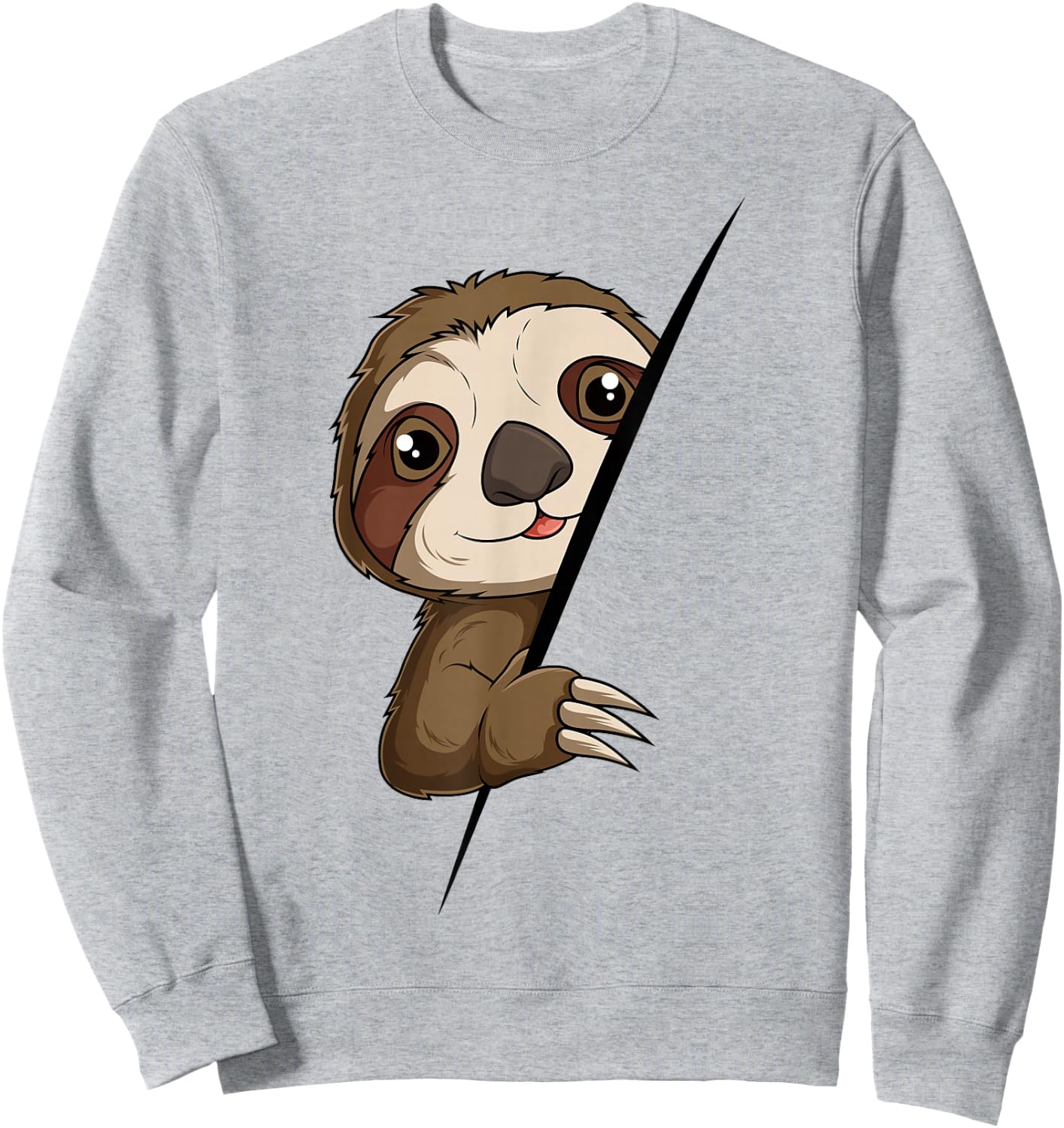 Sloth Children Girls Boys Women Sweatshirt - Sweatshirt | Ash