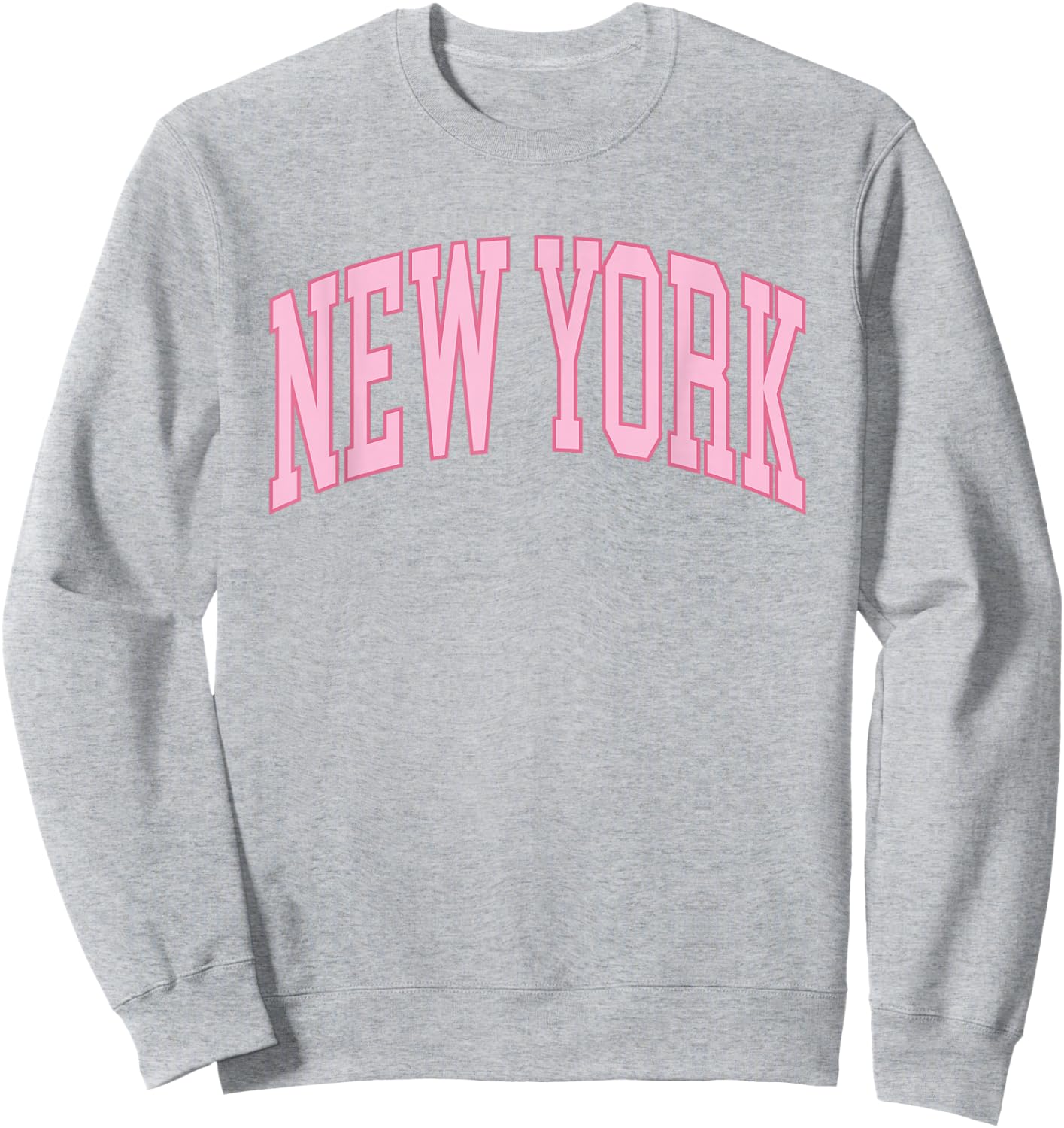 Retro New York Souvenir Pink Preppy Throwback Classic Sweatshirt - Sweatshirt | Ash