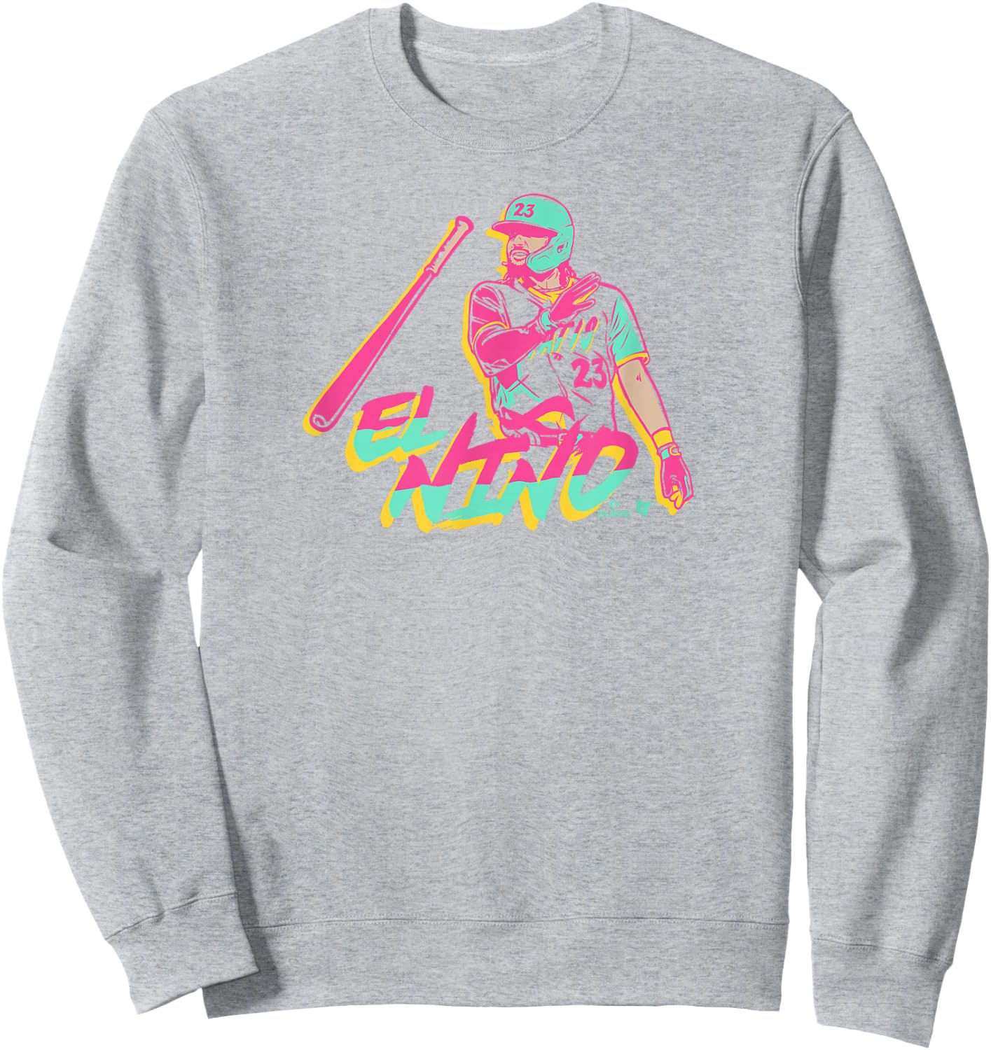 Fernando Tatis Jr - Bat Flip City - San Diego Baseball Sweatshirt - Sweatshirt | Ash