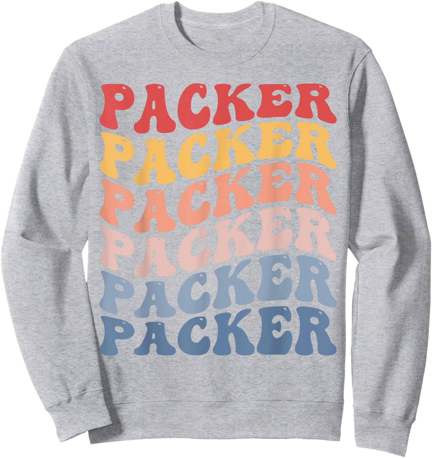 Packer Groovy Retro Sweatshirt - Sweatshirt | Ash