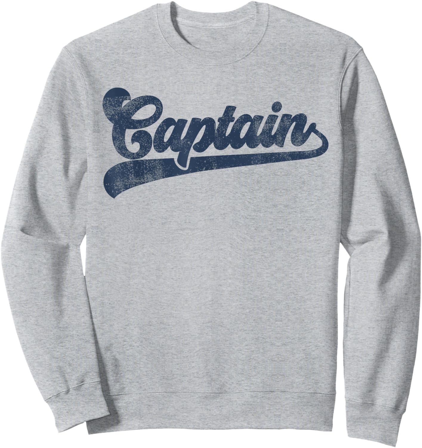 Captain Cute Vintage Graphic Sweatshirt - Sweatshirt | Ash