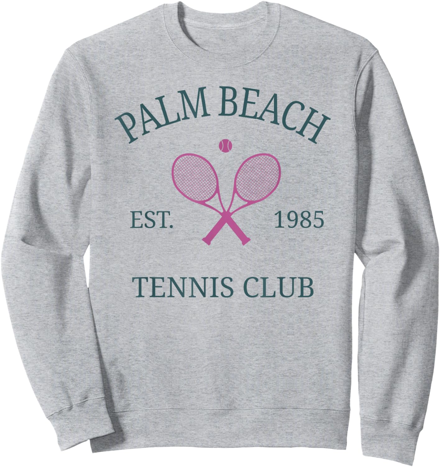 Beach Florida Athletics Tennis Club Racquet Prep Sweatshirt - Sweatshirt | Ash