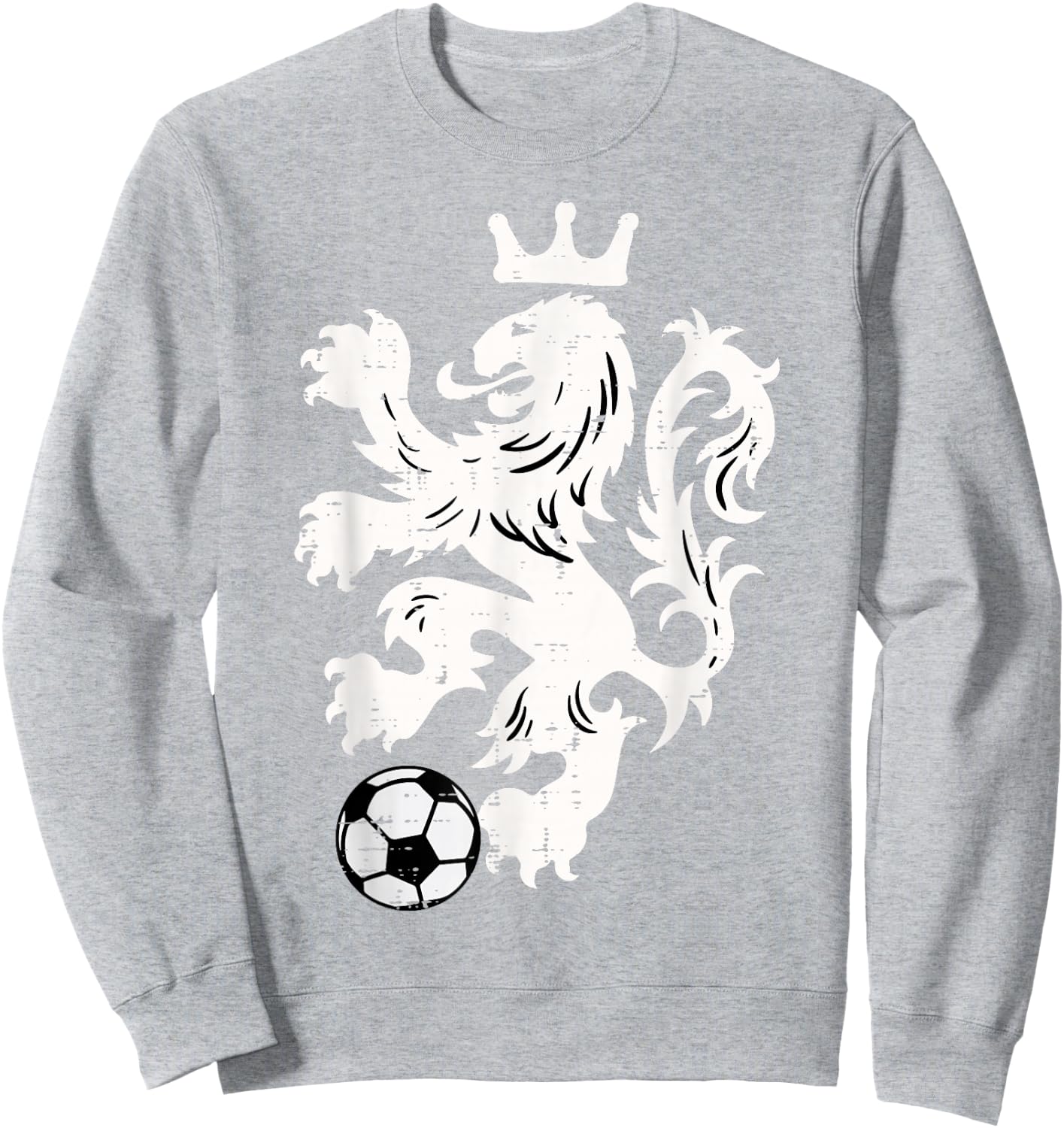 Netherlands Lion Dutch Orange Soccer Fan Men Women Kids Sweatshirt - Sweatshirt | Ash