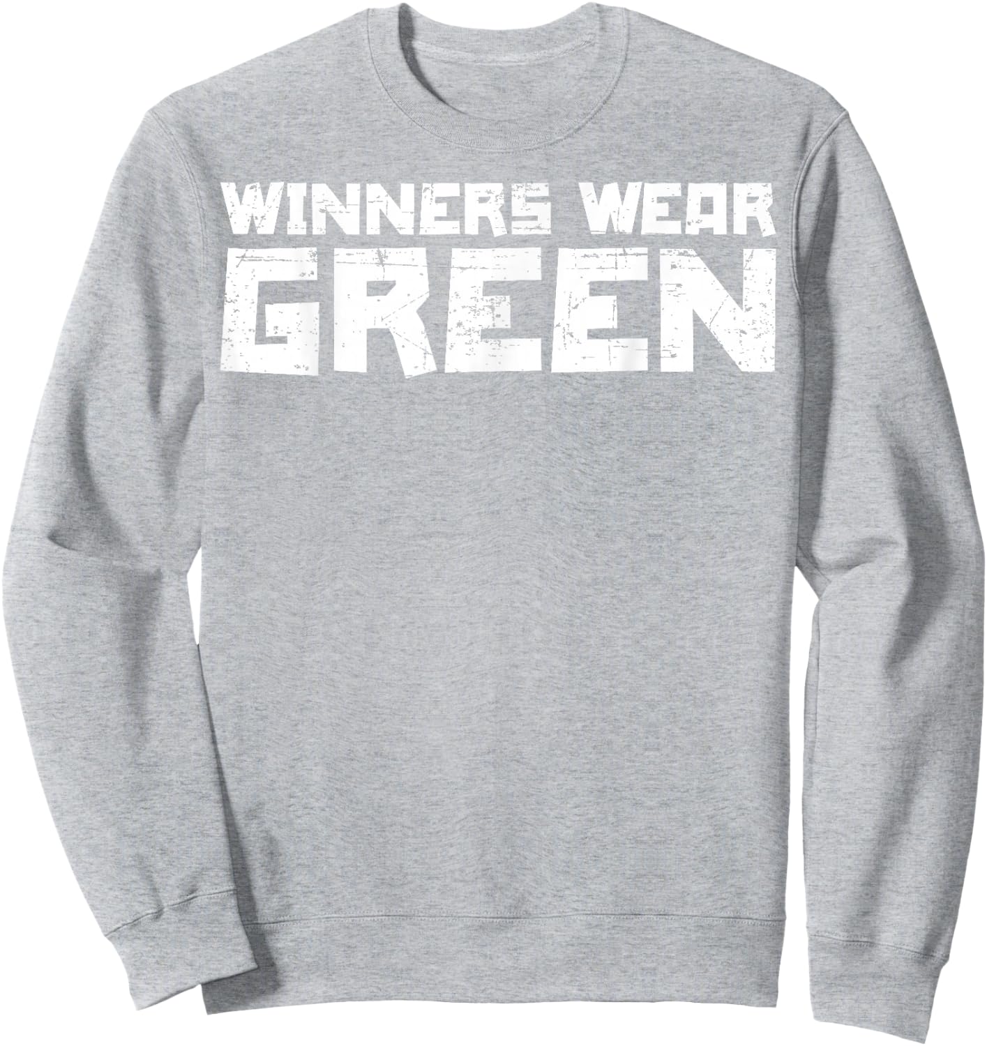 Team Sports Winners Wear Green Sweatshirt - Sweatshirt | Ash