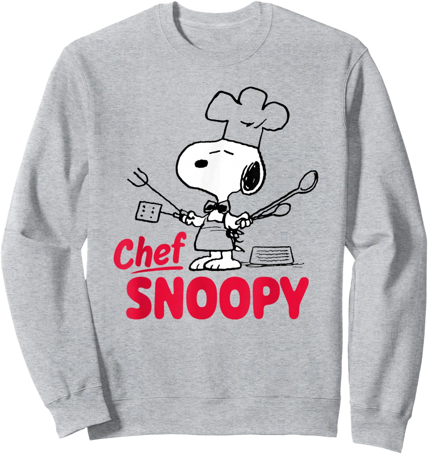 Peanuts - Chef Snoopy Sweatshirt - Sweatshirt | Ash