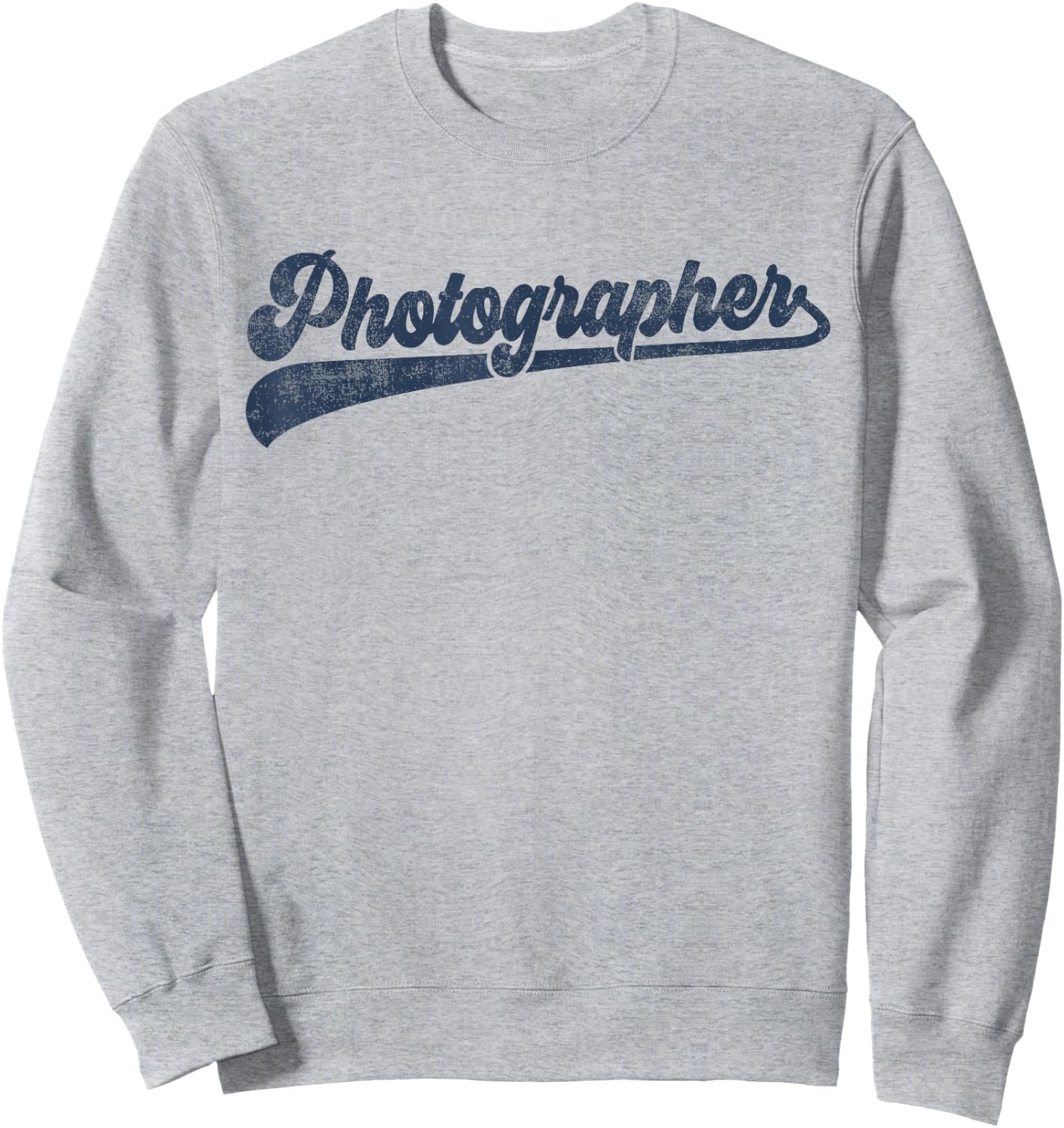 Photographer Cute Vintage Graphic Sweatshirt - Sweatshirt | Ash