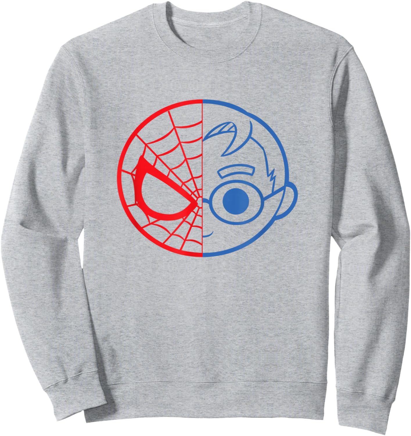 Marvel Comics Retro Classic Spider-Man Peter Parker Chibi Sweatshirt - Sweatshirt | Ash