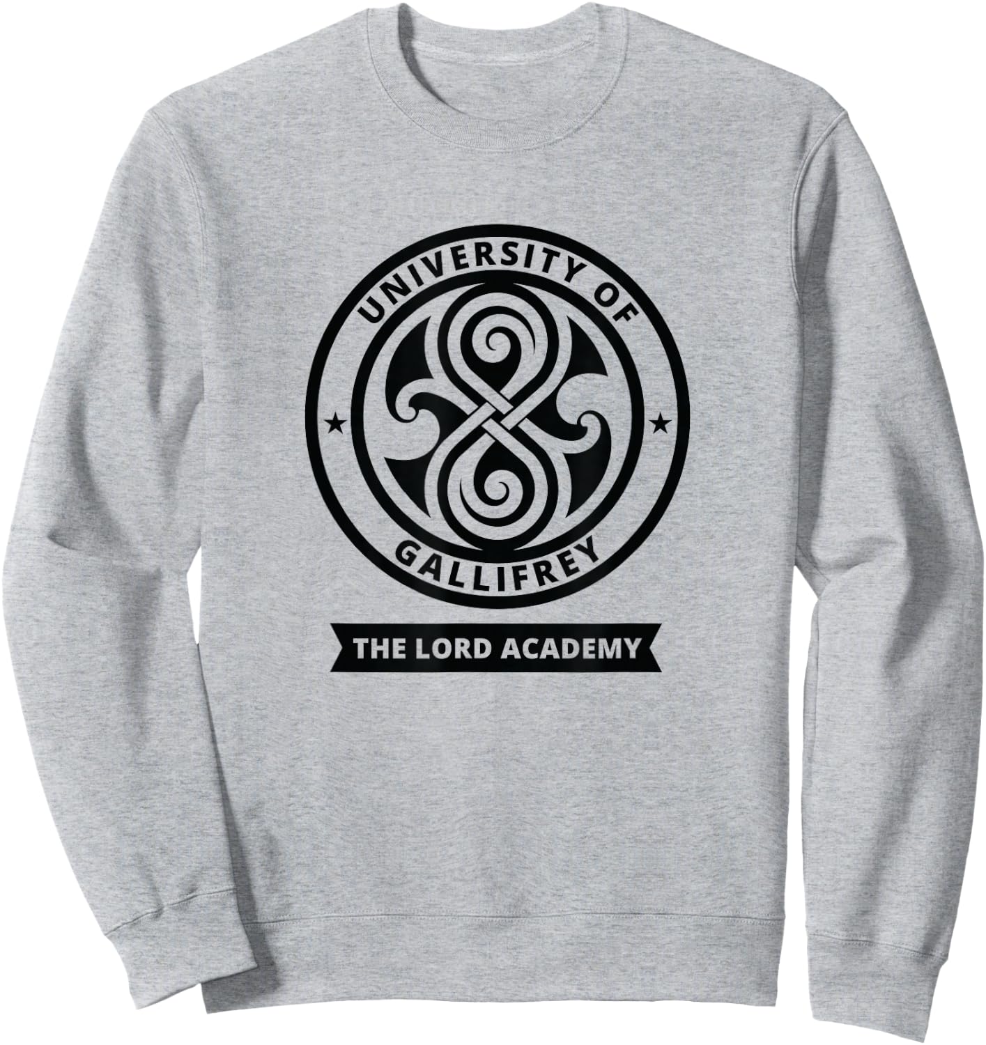 University of Gallifrey Science Fiction Sci-Fi Fan Sweatshirt - Sweatshirt | Ash