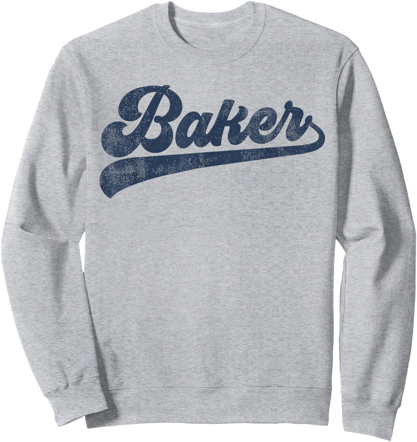 Baker Cute Vintage Graphic Baking Sweatshirt - Sweatshirt | Ash